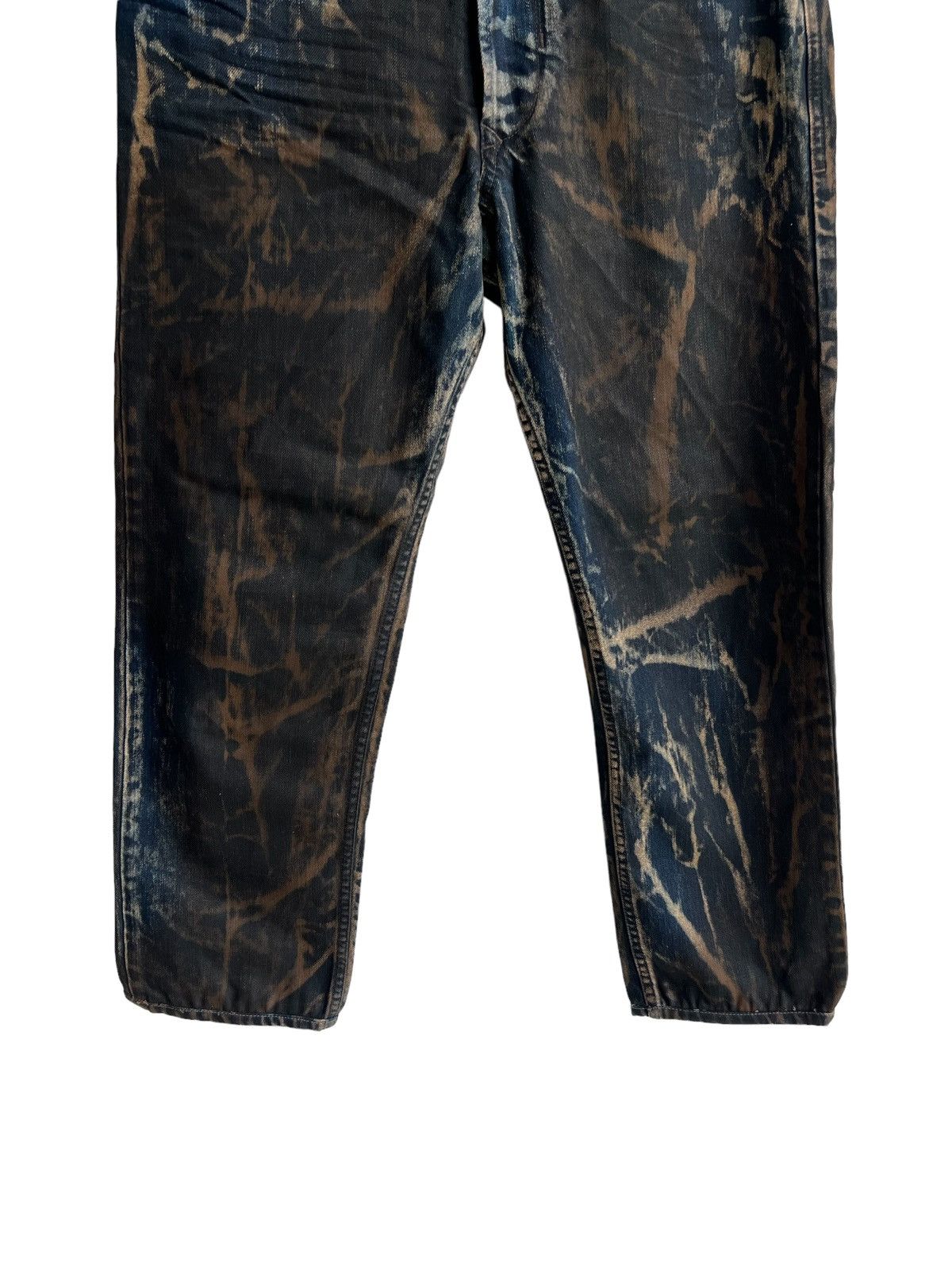 Diesel Black Gold AW10 Diesel Black Gold 🇮🇹 Rusty Wax Homeless Baggy Denim Size US 30 / EU 46 - 6 Thumbnail