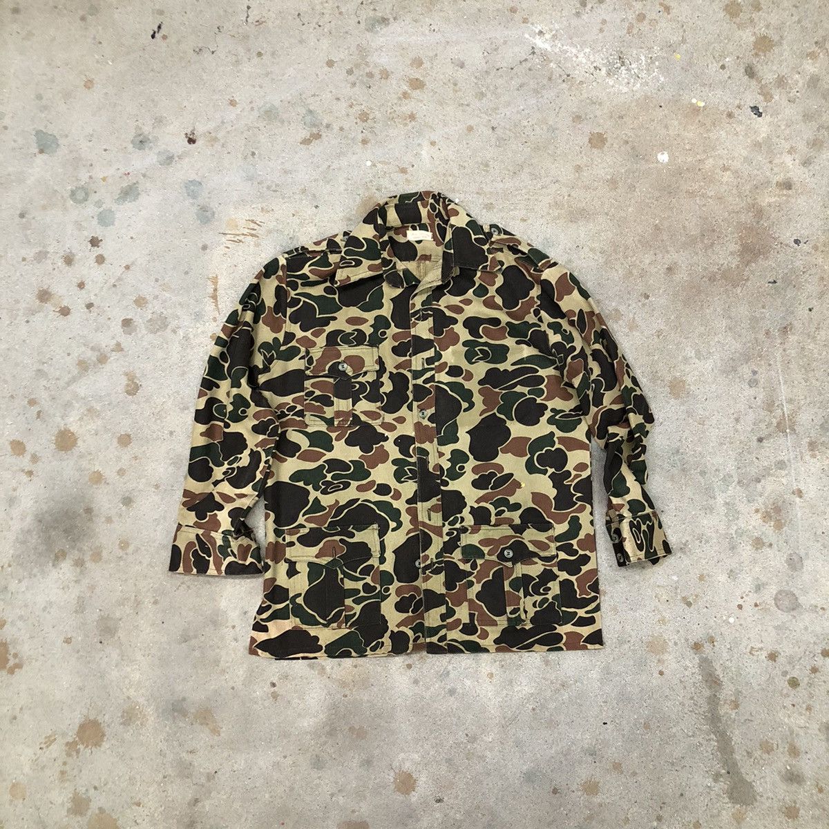 Vintage DUCK CAMO SHIRT JACKET Grailed