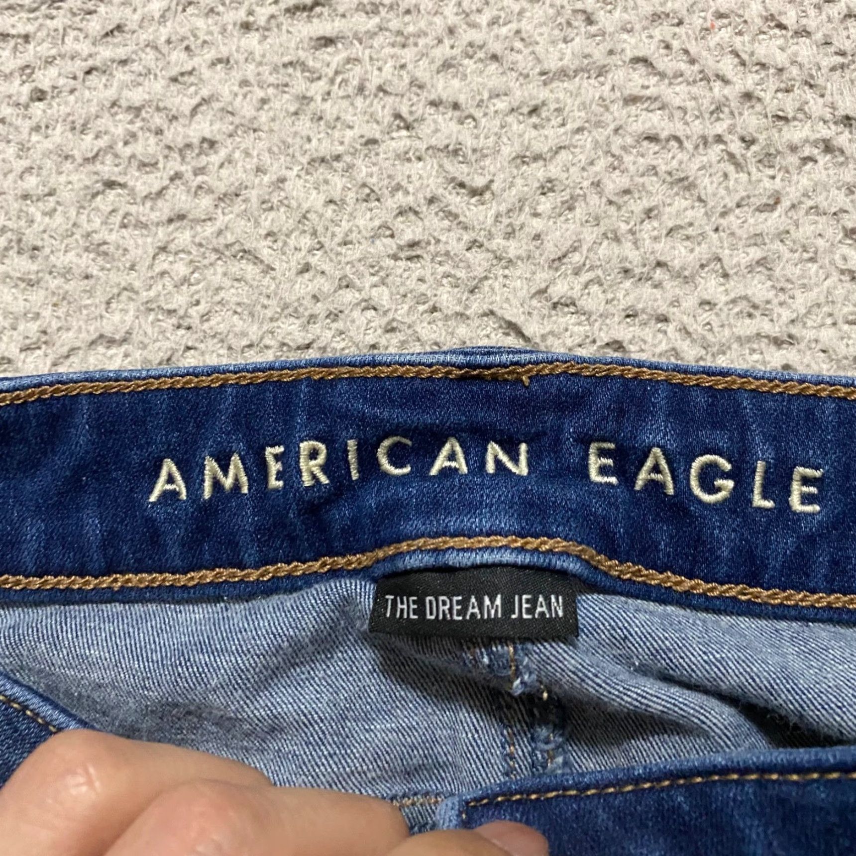 American Eagle Outfitters American Eagle Outfitters Jeans Womens 4 Blue Denim Jegging Dark Wash Mid Rise Stretch Size 27" / US 4 / IT 40 - 3 Thumbnail