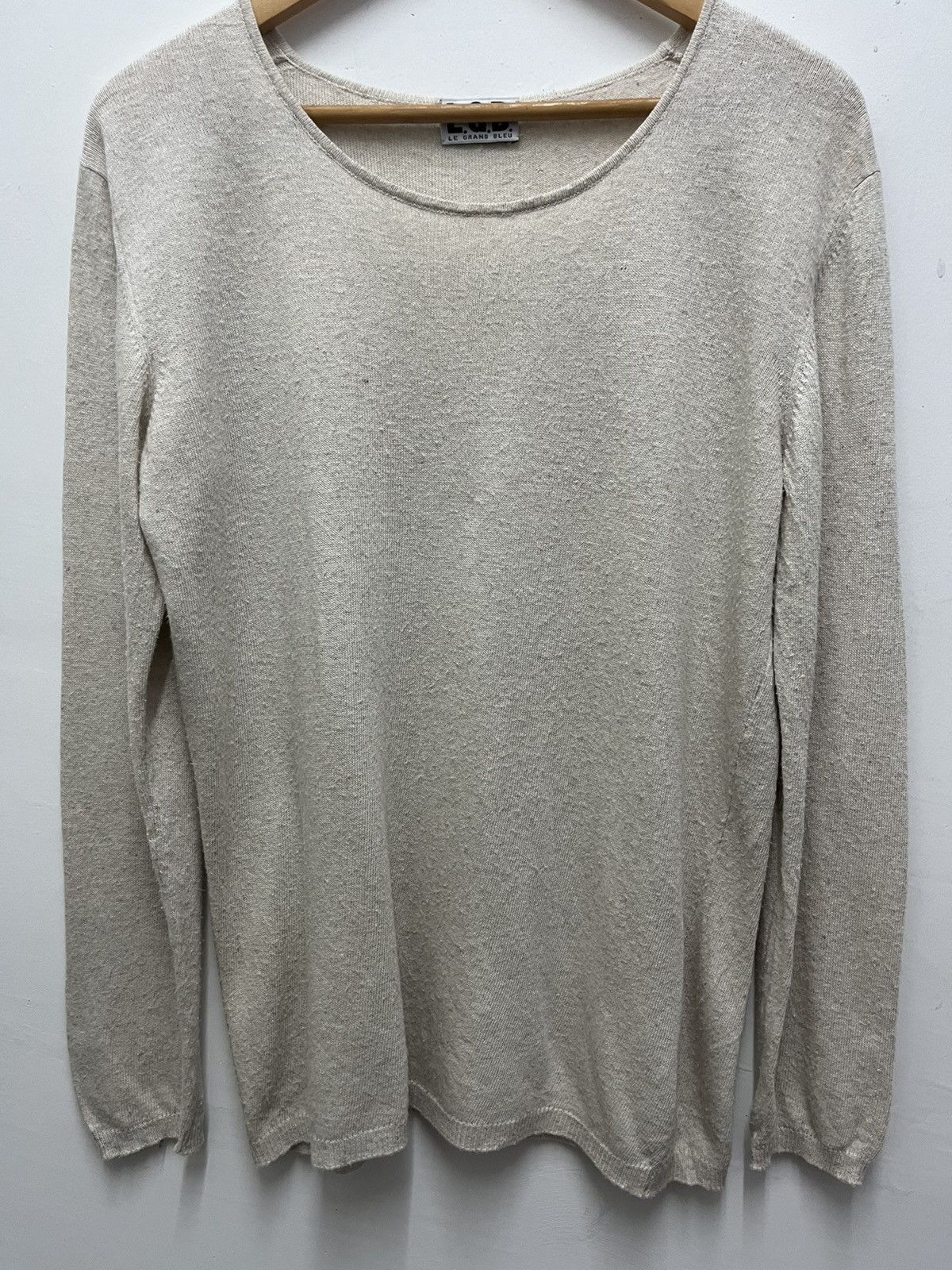 Le Grande Bleu (L.G.B.) Le Grand Bleu Linen Knitwear Size M / US 6-8 / IT 42-44 - 2 Thumbnail