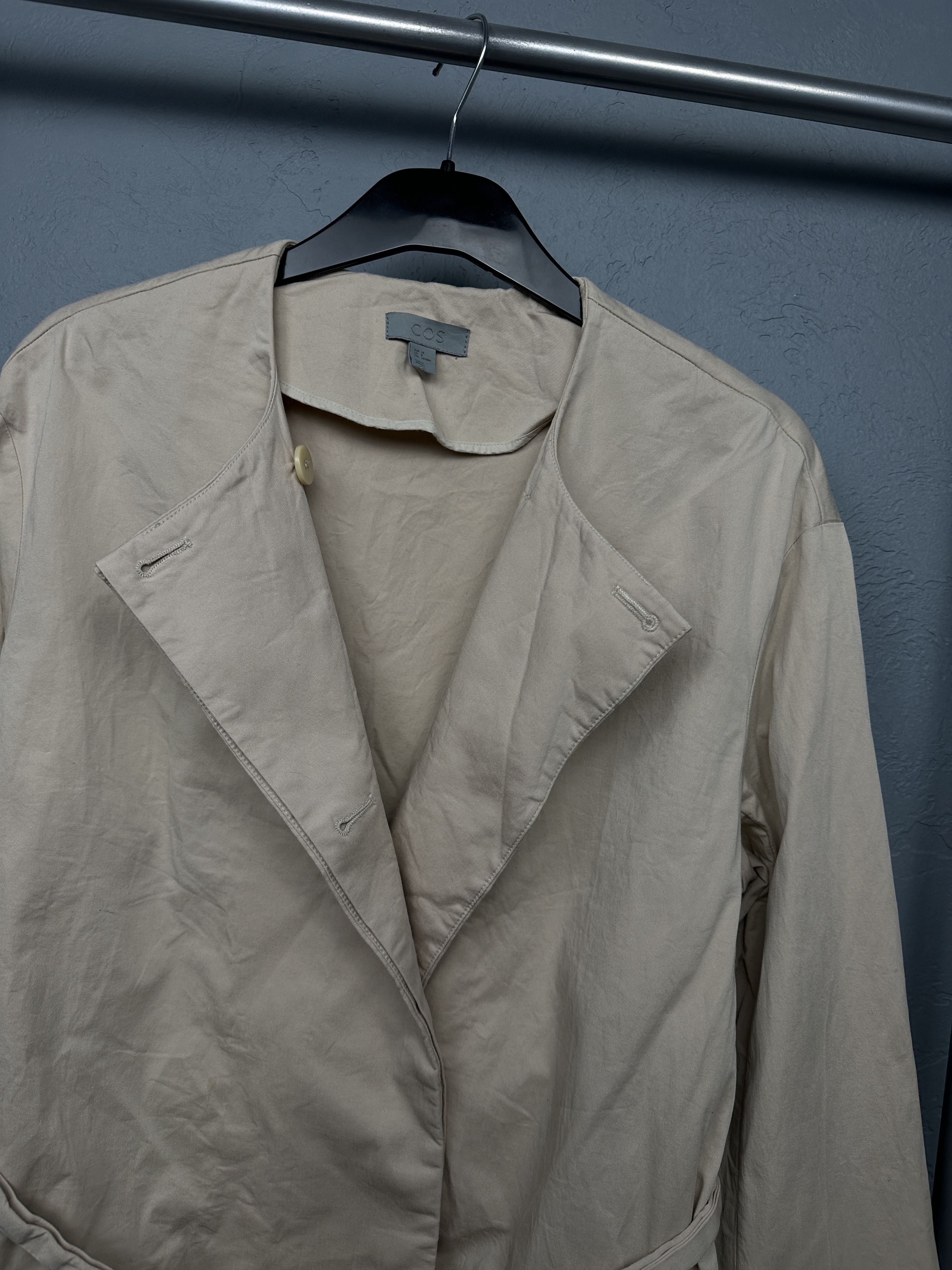 Cos Cos Womens Trench Coat Jacket Size M / US 6-8 / IT 42-44 - 2 Thumbnail