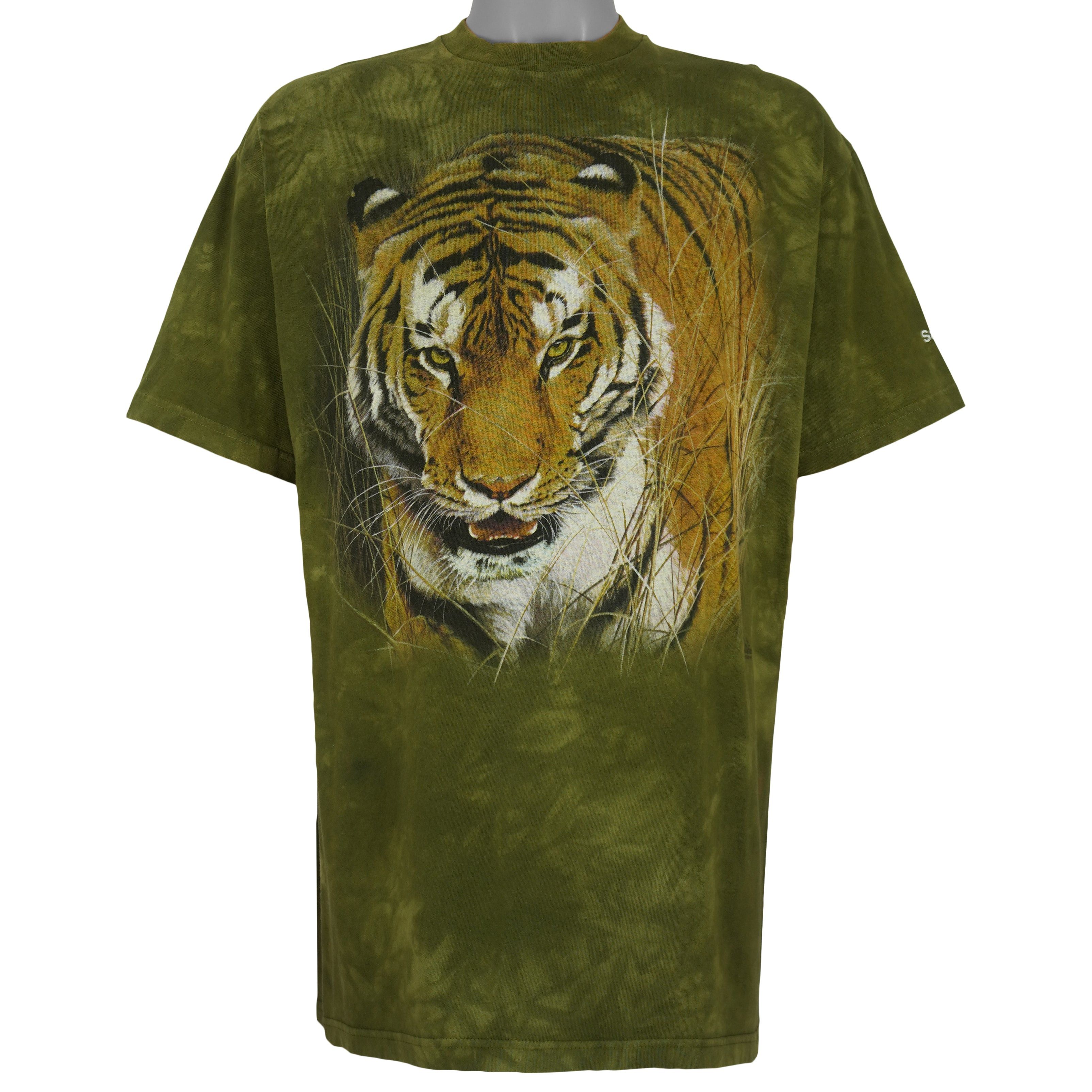 Vintage (The Mountain) - Tiger, Sacramento Zoo Tie Dye T-Shirt 1999 Size US L / EU 52-54 / 3 - 1 Thumbnail