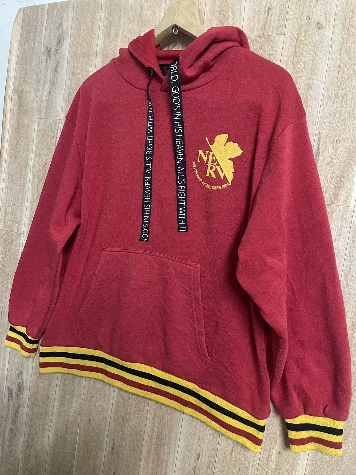 Japanese Brand × Vintage Vintage Evangelion Hoodie M Eva 2 Khara Anime Manga Movie Size US M / EU 48-50 / 2 - 4 Thumbnail