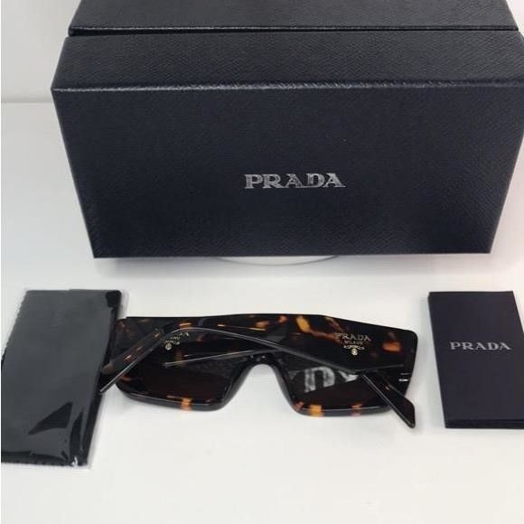 Prada New Authentic - PRADA Sunglasses SPR 08Y-F Tortoise Size ONE SIZE - 3 Thumbnail
