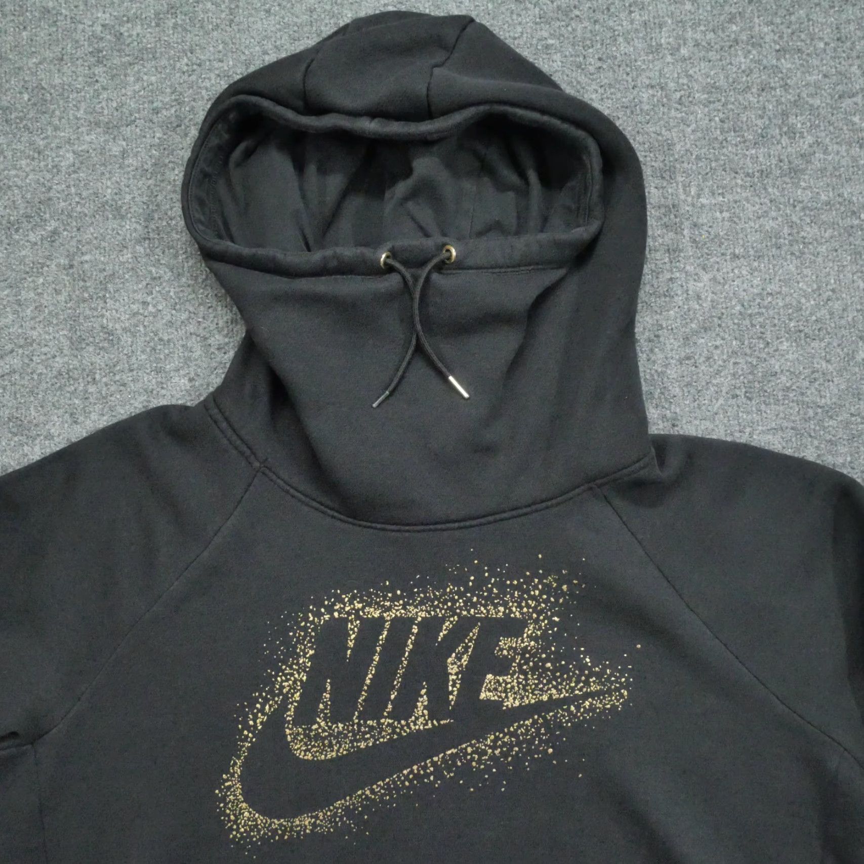 Nike Nike Hoodie Mens XL Black Pullover graphic? Stencil Gold logo Dom? Size US XL / EU 56 / 4 - 2 Thumbnail