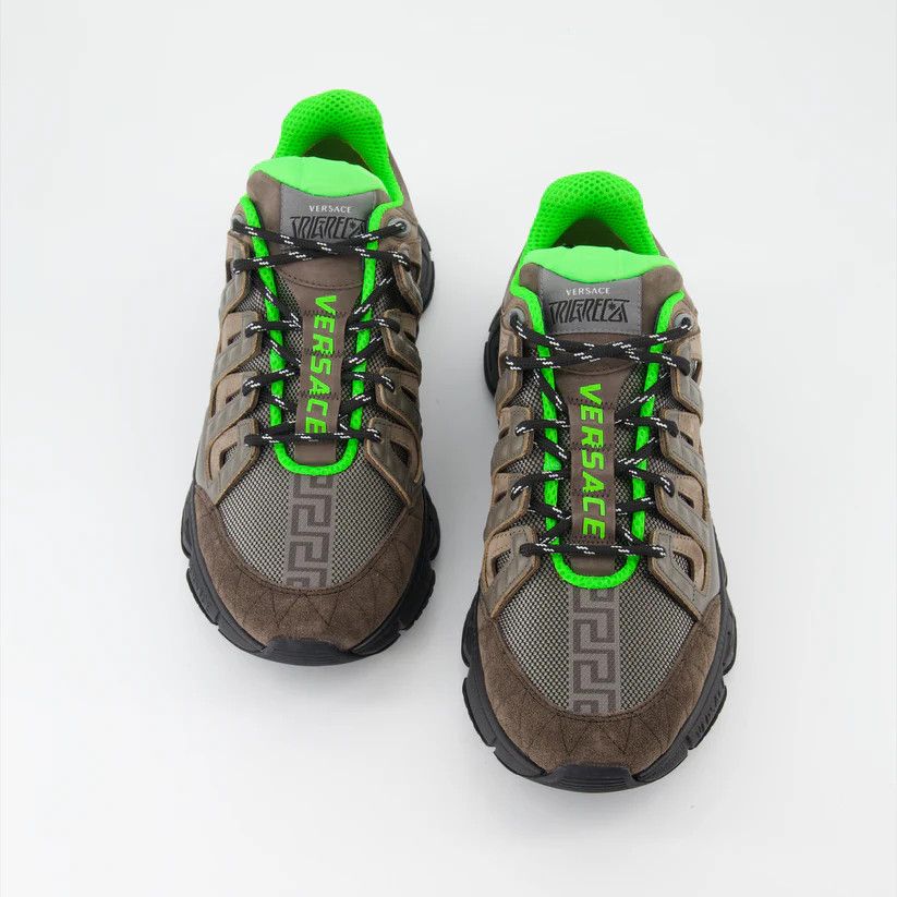 Versace o1y0425 Logo Low-Top Sneakers in Multicolor Size US 7 / EU 40 - 6 Thumbnail