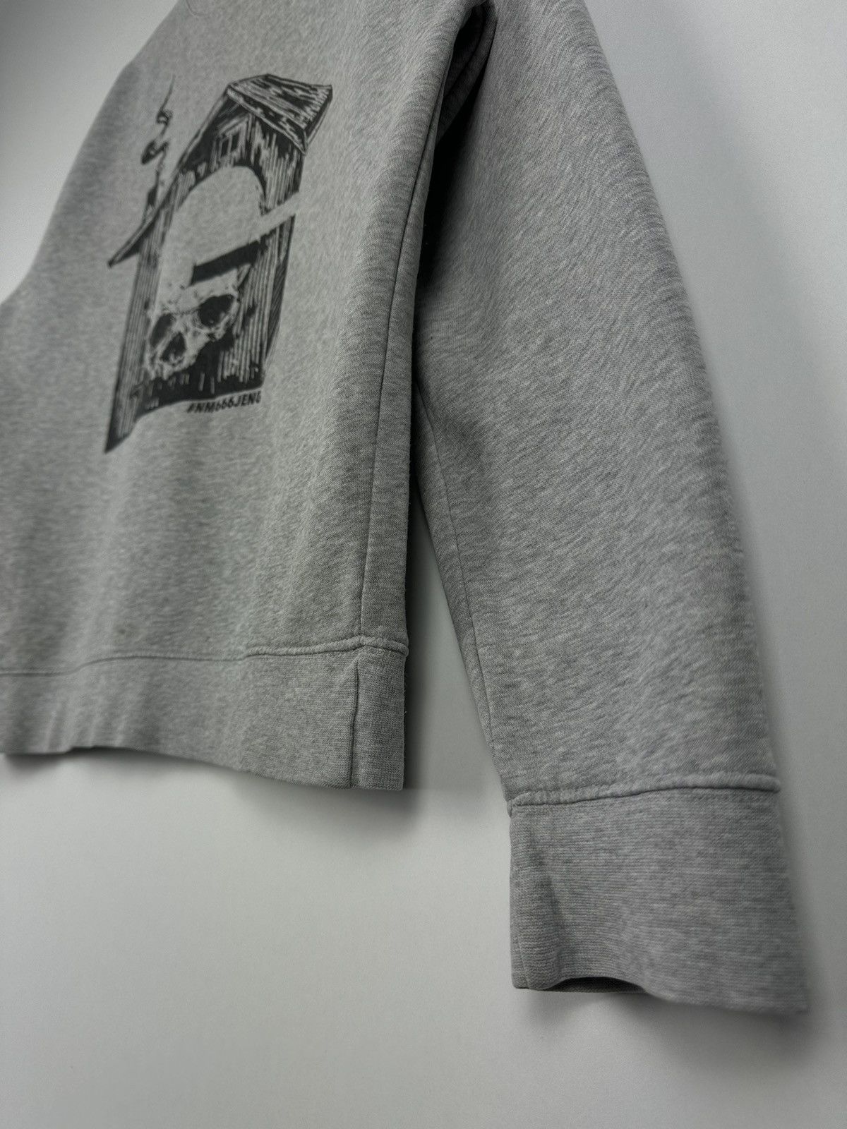 Russell Athletic Russell Skull House L/S Cotton Grey Crewneck Sweatshirt Size US S / EU 44-46 / 1 - 6 Thumbnail