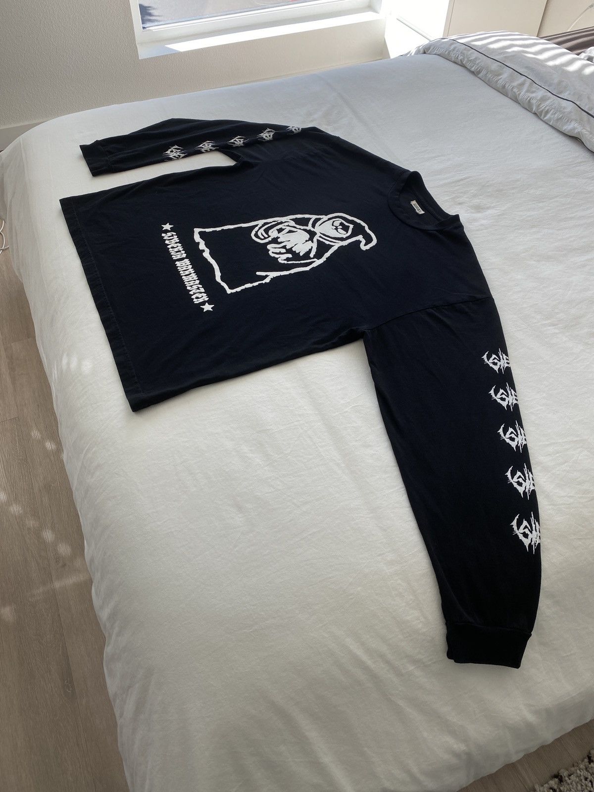 Siberia Hills Siberia Hills 'Mayhem' Longsleeve - Jet Black Size US L / EU 52-54 / 3 - 3 Thumbnail