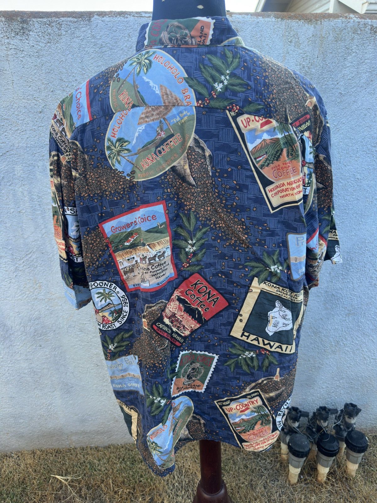 Reyn Spooner Vintage Reyn Spooner Kona Coffee Hawaiian Shirt Men's XXL Size US XXL / EU 58 / 5 - 2 Thumbnail