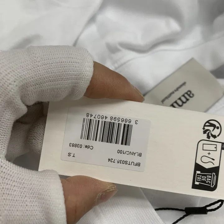 AMI AMIPARIS Unisex Comfortable Cotton Short Sleeve T-Shirt -25 Size US S / EU 44-46 / 1 - 3 Thumbnail