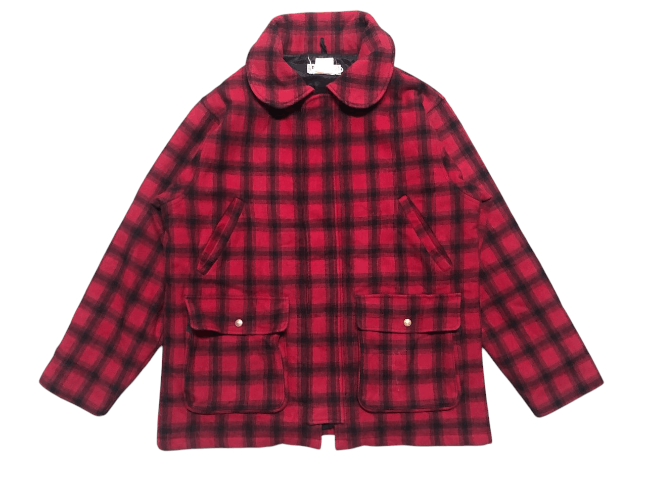 L.L. Bean VINTAGE LL.BEAN PLAID MACKINAW HUNTING 80s WOOL COAT JACKET Size US M / EU 48-50 / 2 - 1 Thumbnail
