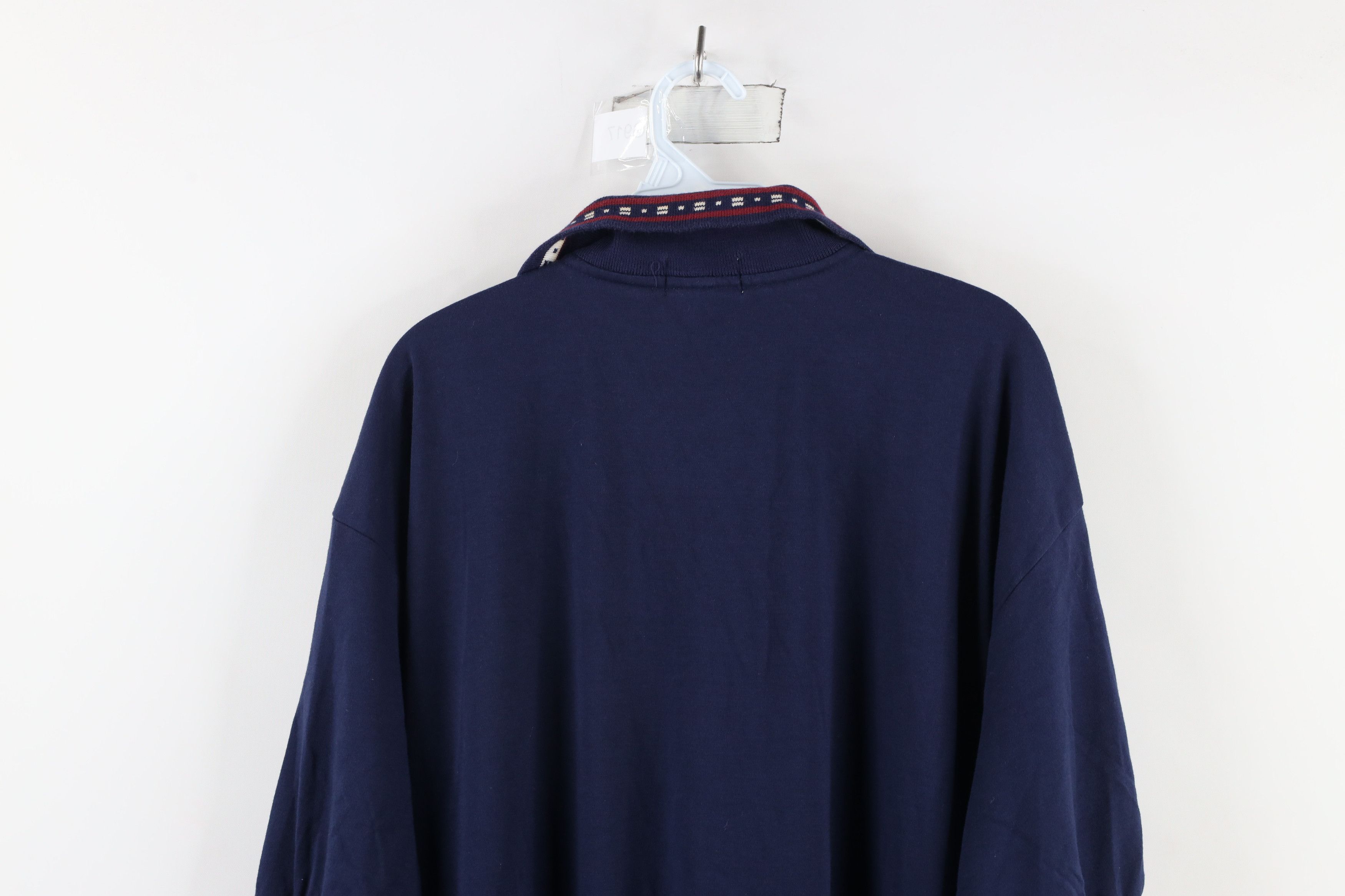 Vintage Vintage 90s Streetwear Geometric Collared Golf Polo Shirt Size US XXL / EU 58 / 5 - 8 Thumbnail