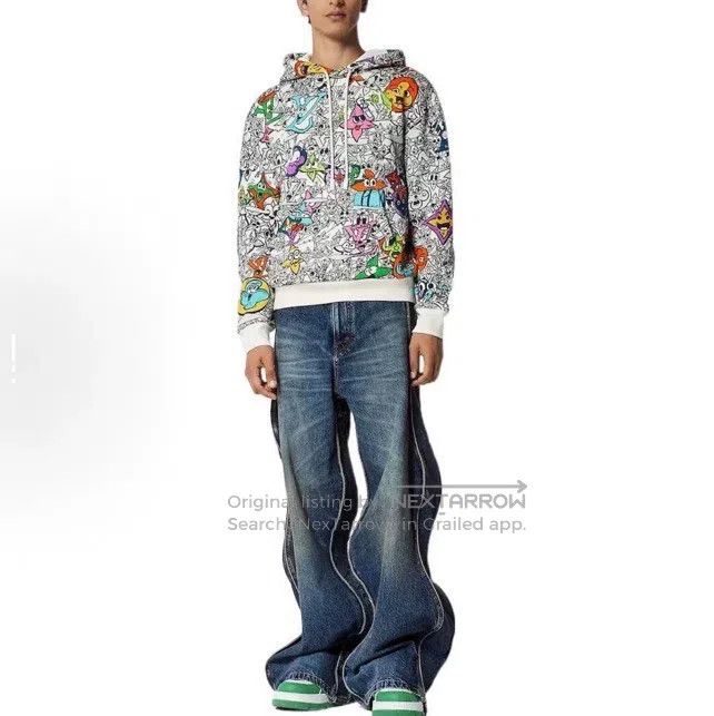 Louis Vuitton Louis Vuitton Comic Print Hoodie Size US M / EU 48-50 / 2 - 6 Thumbnail