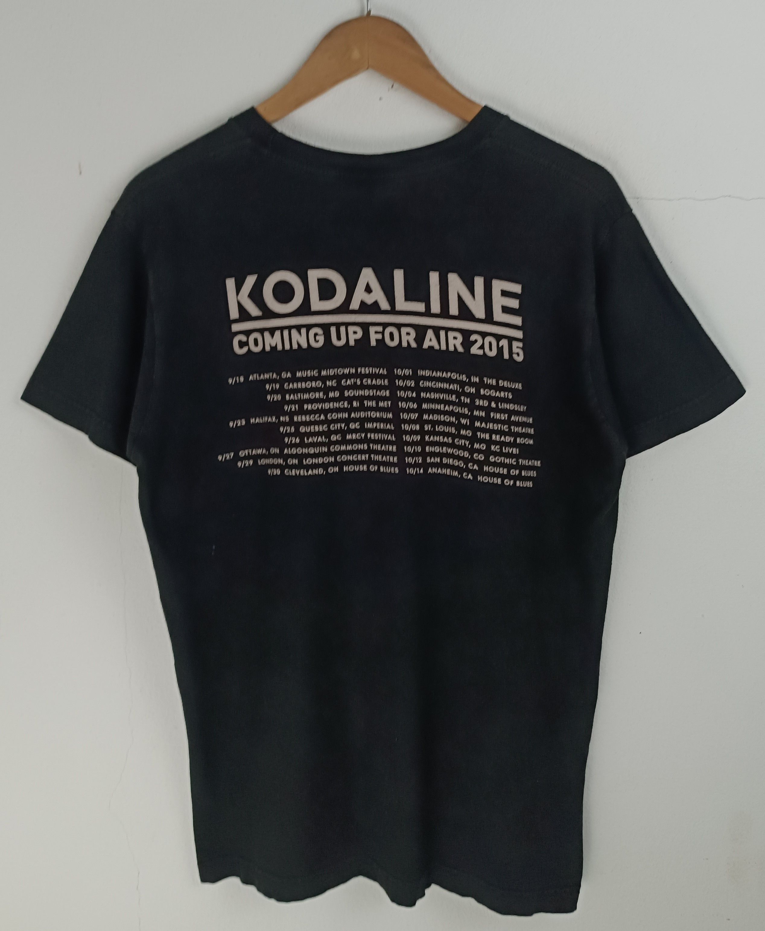 Band Tees VINTAGE 2015 KODALINE TOUR FADED TEE kasabian lumineers Size US M / EU 48-50 / 2 - 4 Thumbnail