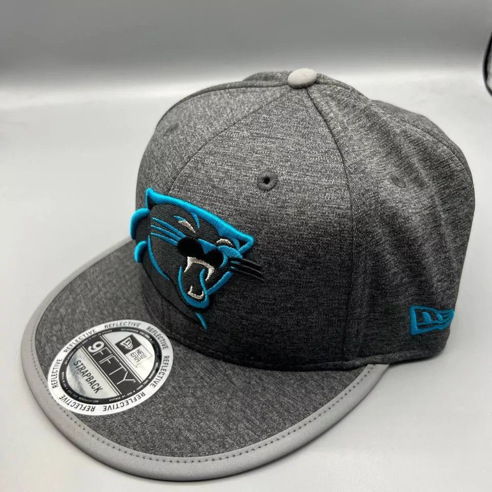 New Era Carolina Panthers Hat Men Reflective Snap Back Cap New Size ONE SIZE - 3 Thumbnail