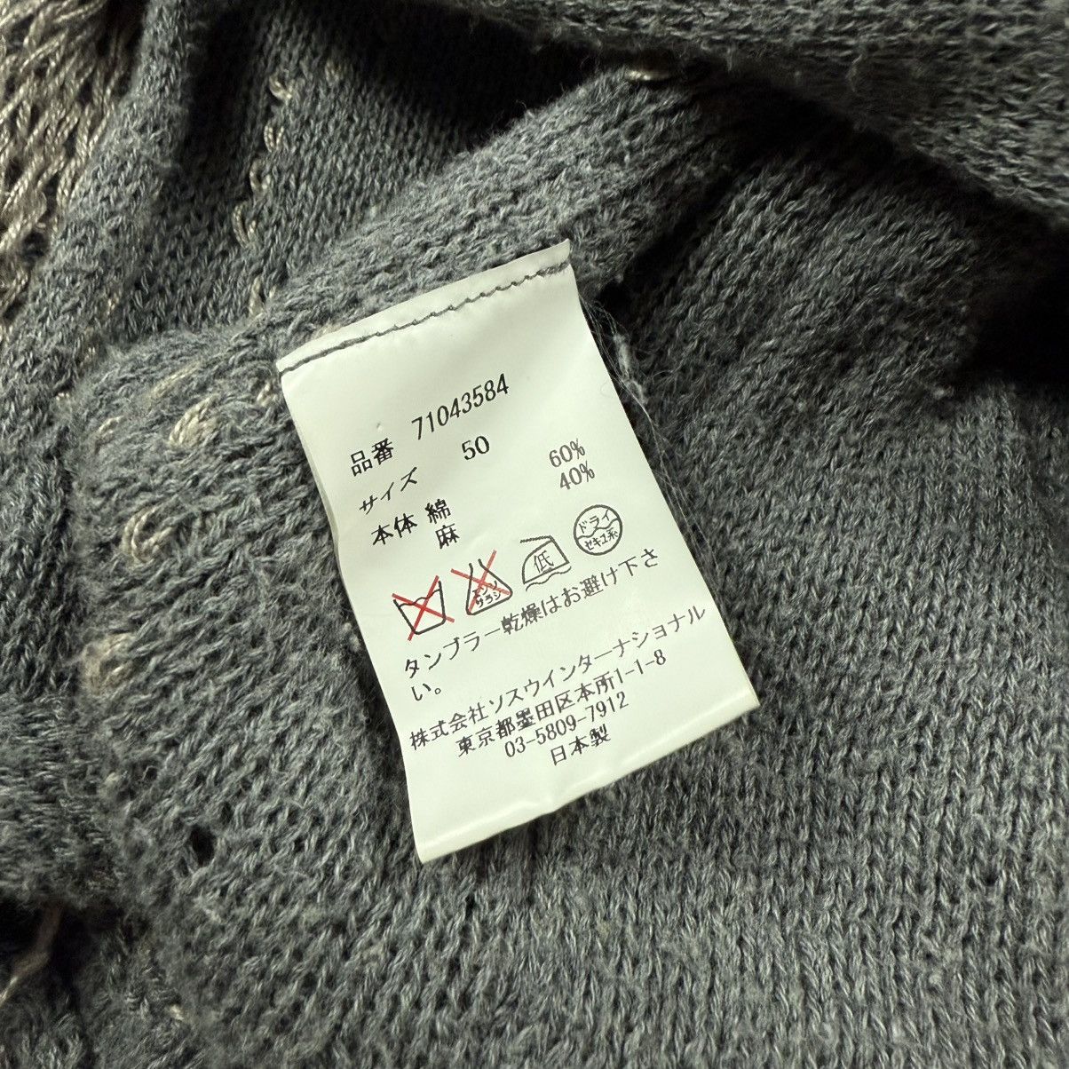 Maison MIHARA YASUHIRO MIHARA YASUHIRO DISTRESSED CARDIGAN Gray Size US M / EU 48-50 / 2 - 8 Thumbnail