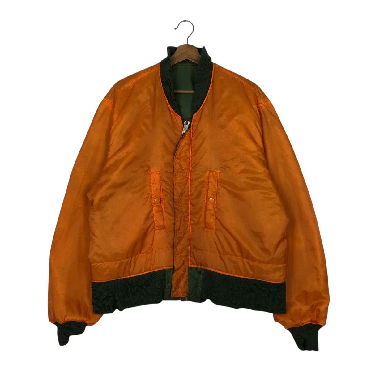 Japanese Brand 🔥VINTAGE MA-1 BOMBER JACKET MILITARY COLLECTION ISSEY MIYAKE Size US L / EU 52-54 / 3 - 13 Thumbnail