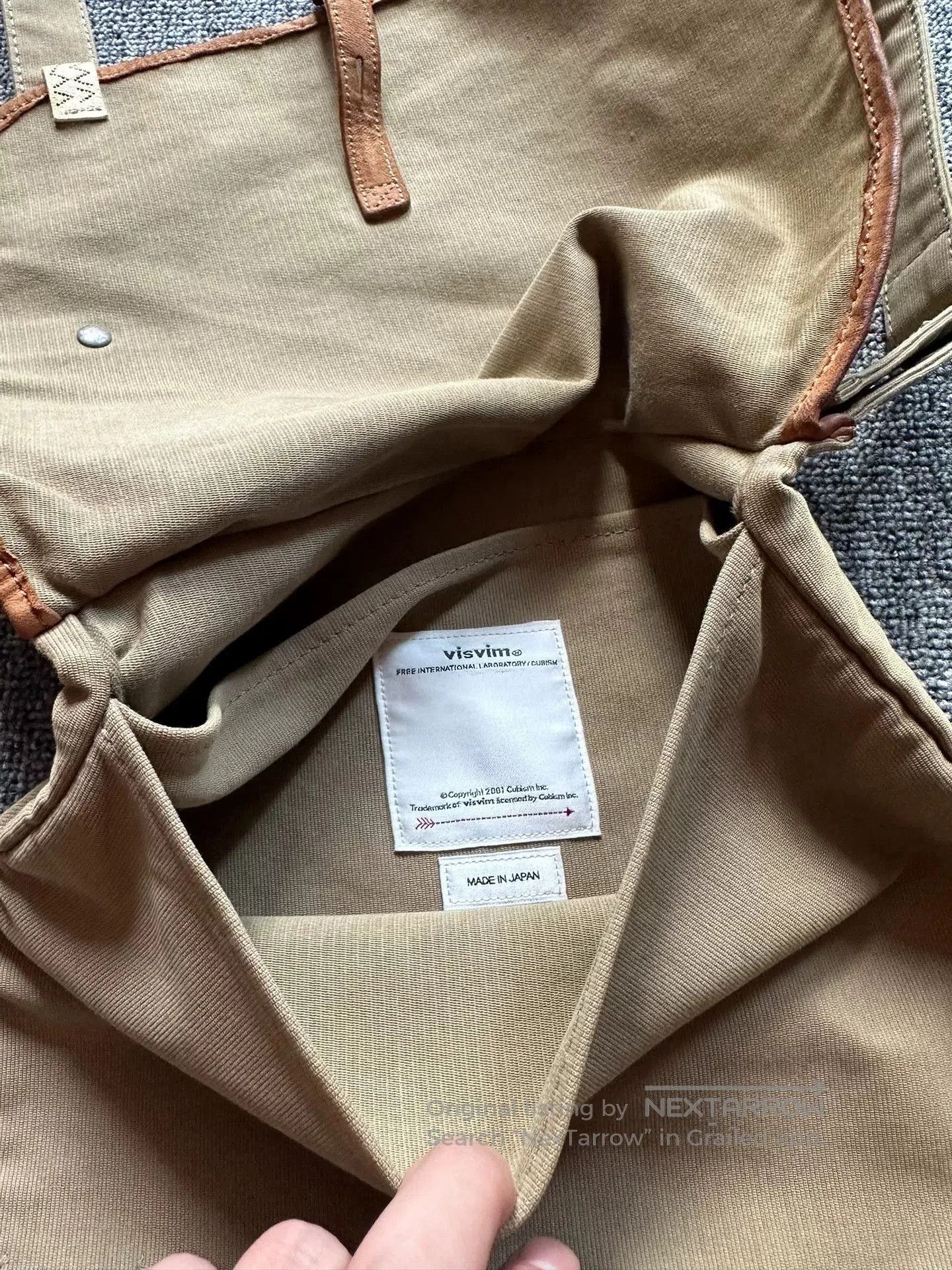 Visvim visvim g.cords shoulder bag in beige. Size ONE SIZE - 4 Thumbnail
