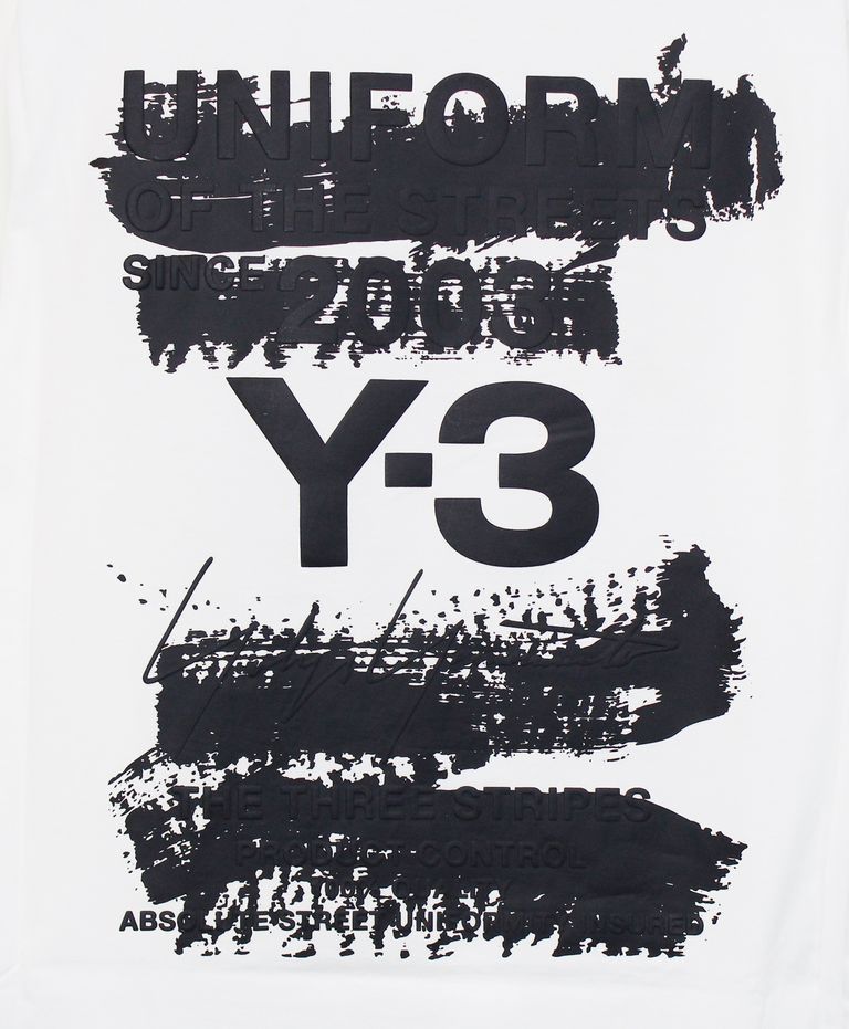 Y-3 o1s22i1n0125 Long Sleeve T-Shirt in White Size US S / EU 44-46 / 1 - 4 Thumbnail