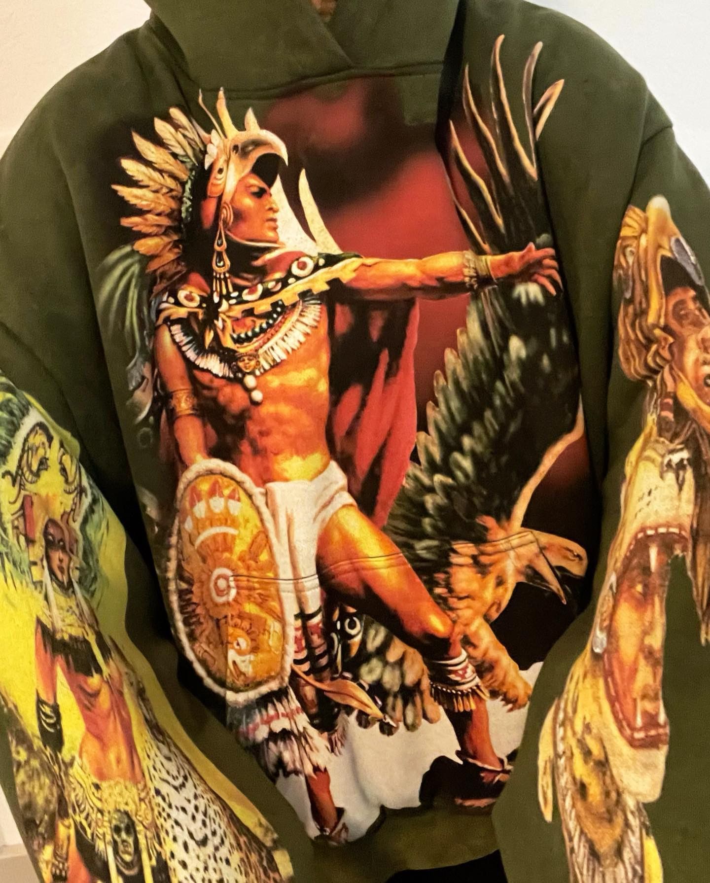 Japanese Brand Hominid Graphic Linen Top Hoodie Size US L / EU 52-54 / 3 - 4 Thumbnail