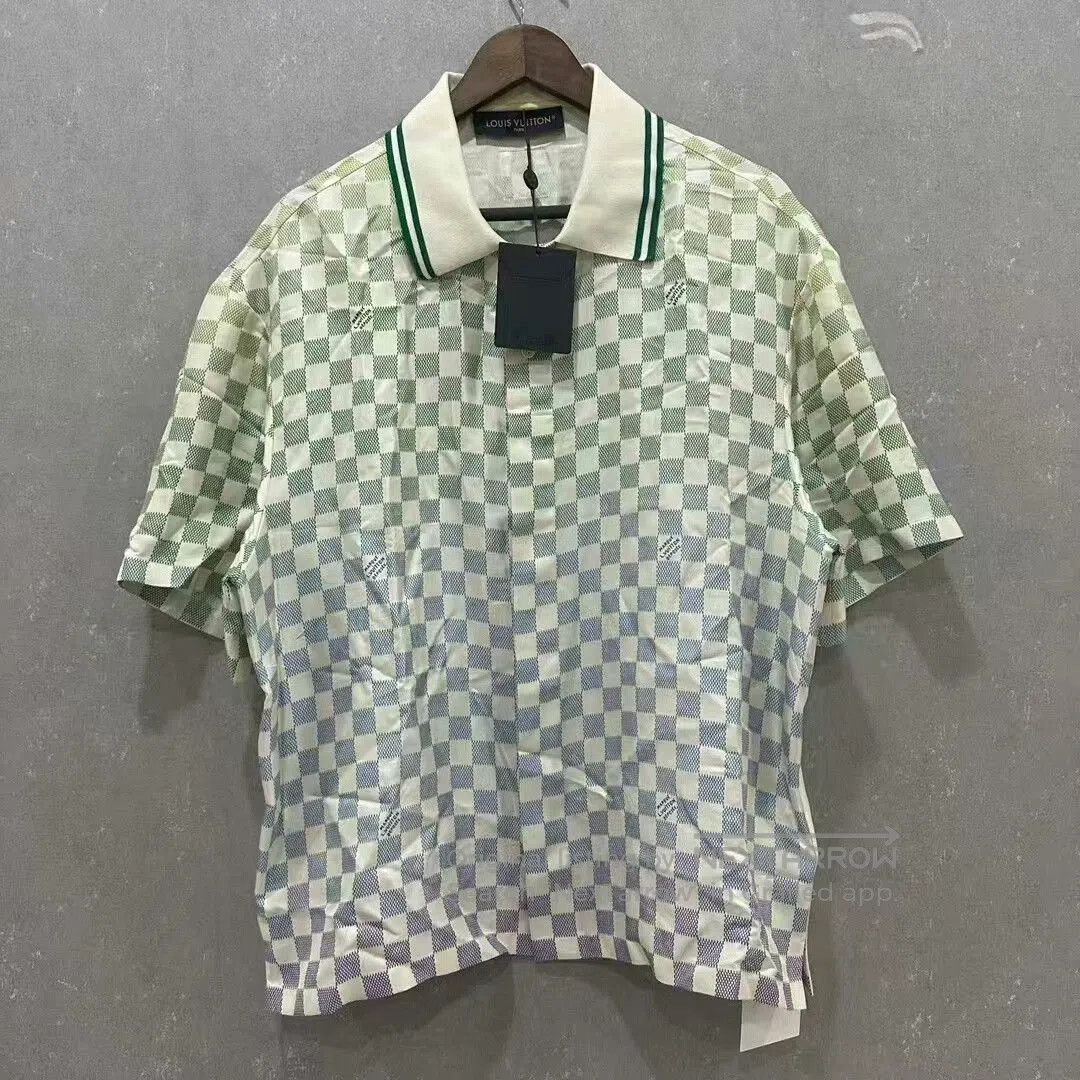 Louis Vuitton louis vuitton checkered polo shirt, size XL. Size US XL / EU 56 / 4 - 1 Thumbnail