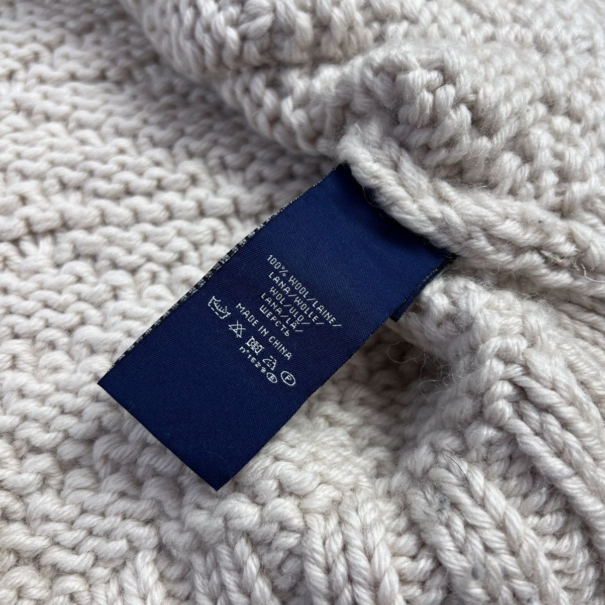 Ralph Lauren × Vintage Ralph Lauren heavyweight wool knit cardigan vest Size M / US 6-8 / IT 42-44 - 7 Thumbnail