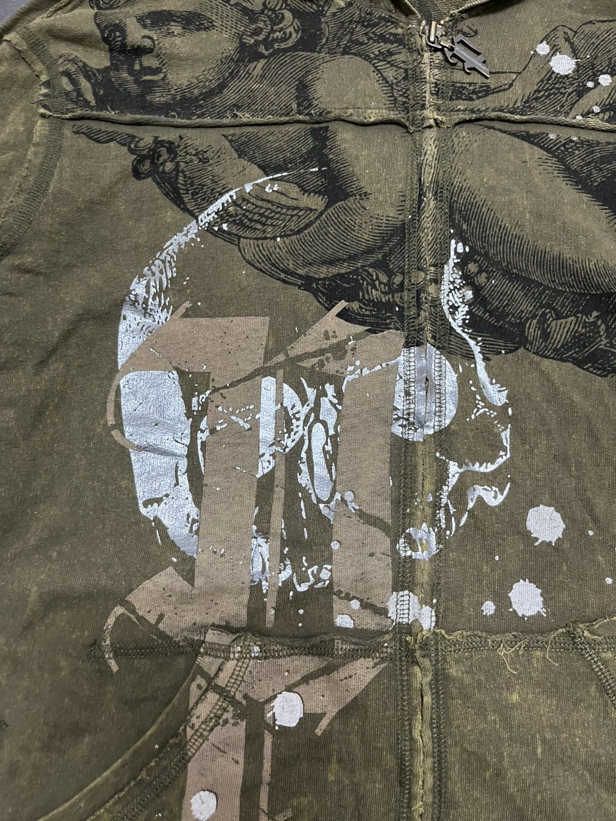 Affliction 💥PATHWAY USA Punk Reconstructed Baby Saint Skull Matty Style Size US M / EU 48-50 / 2 - 5 Thumbnail