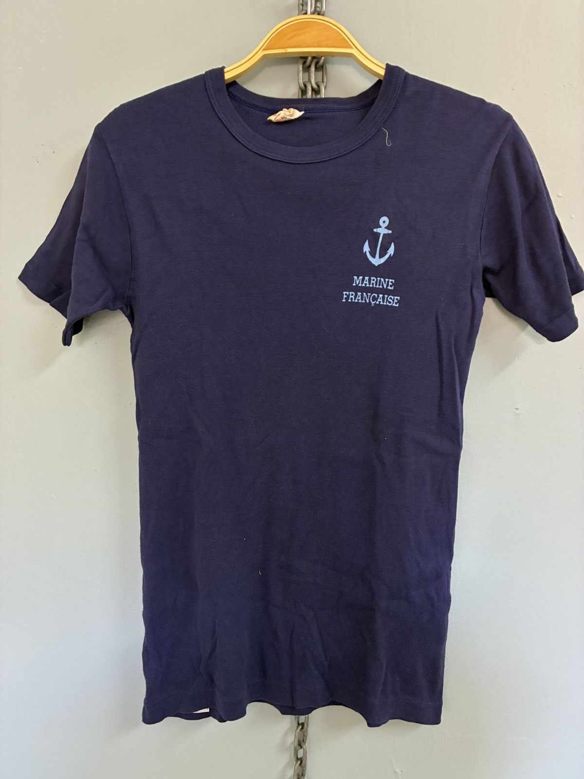 Vintage 80s Marine Francaise t shirt