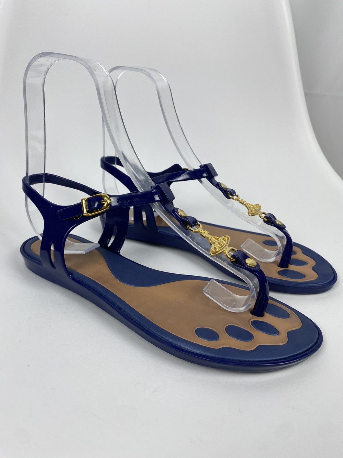 Vivienne Westwood PVC Slippers Ballet flats Vivienne Westwood Beige size 39 EU in Plastic  main image 3