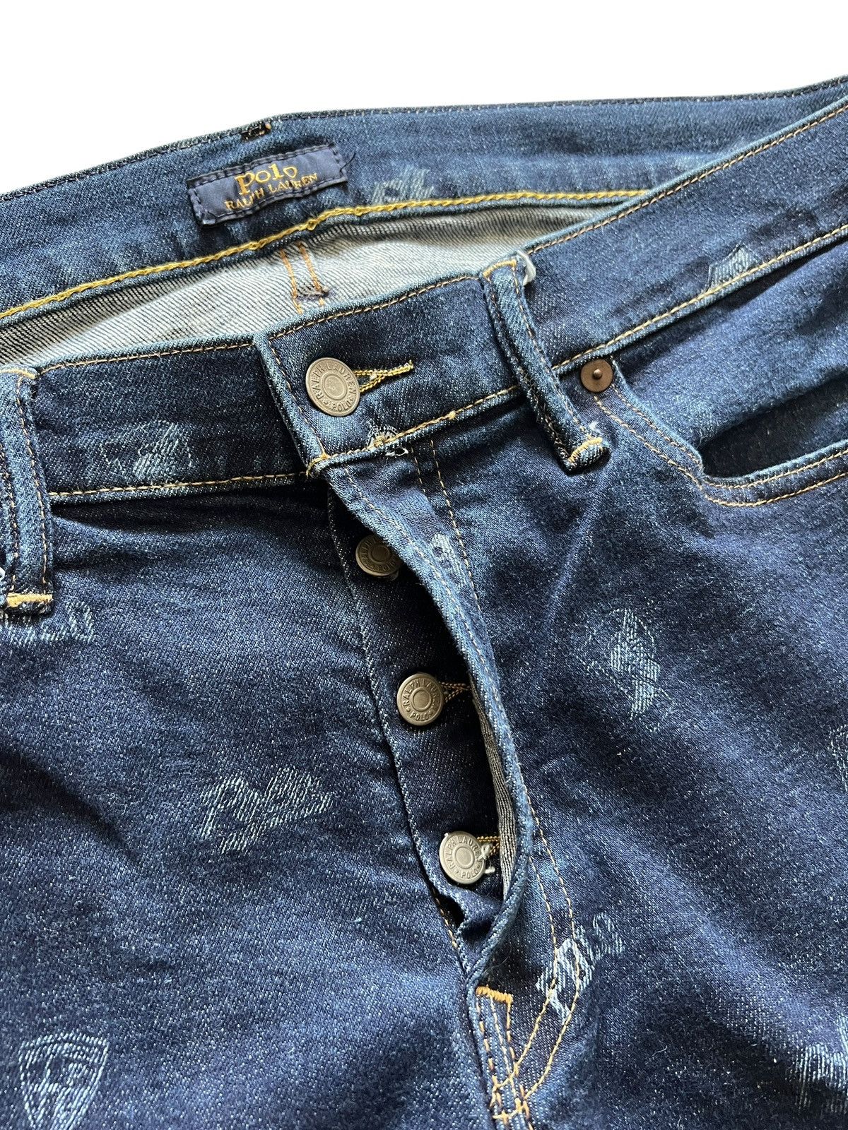 Polo Ralph Lauren Polo Ralph Lauren ‘The Sullivan Slim” Printed Jeans Size US 36 / EU 52 - 11 Thumbnail
