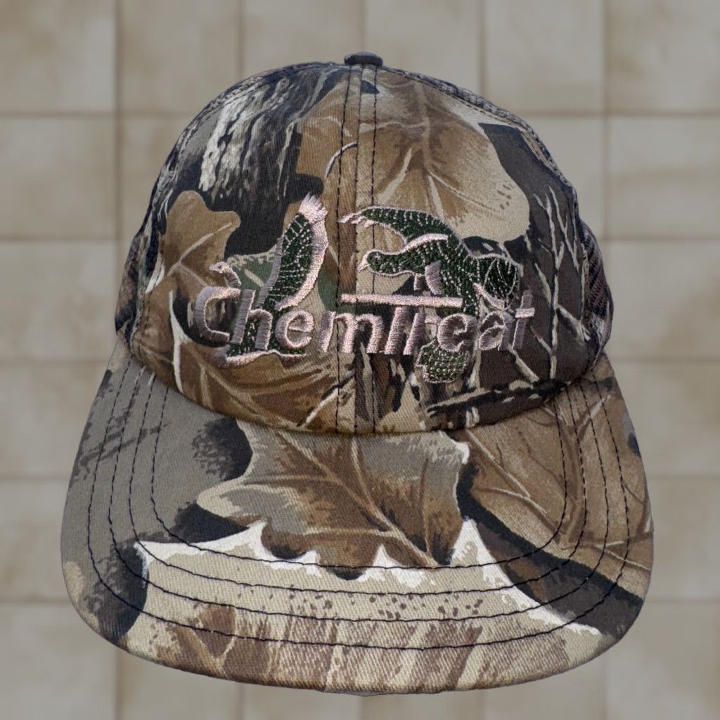 Vintage VINTAGE thalhimer Camo Realtree Snapback Trucker Hat USA Brown Adjustable Men Cap Size ONE SIZE - 1 Thumbnail