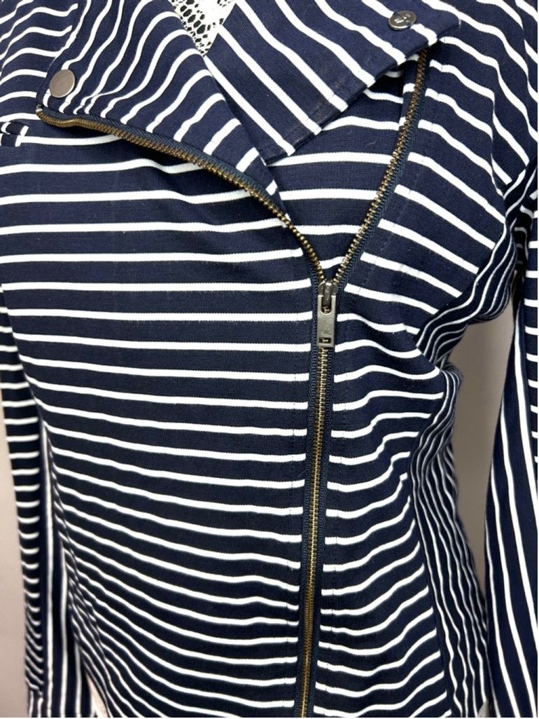 Other Women's Sandwich Jacket, Size L, Navy & White Stripes Size L / US 10 / IT 46 - 2 Thumbnail
