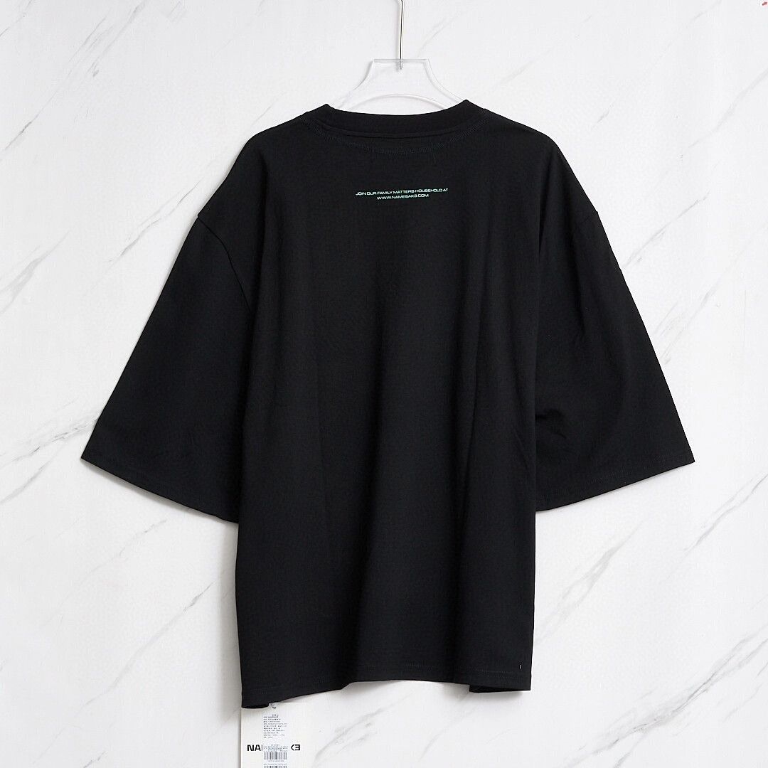 Namesake Black Oversized Short-Sleeve Graphic T-Shirt, Men's — image 6 of 6