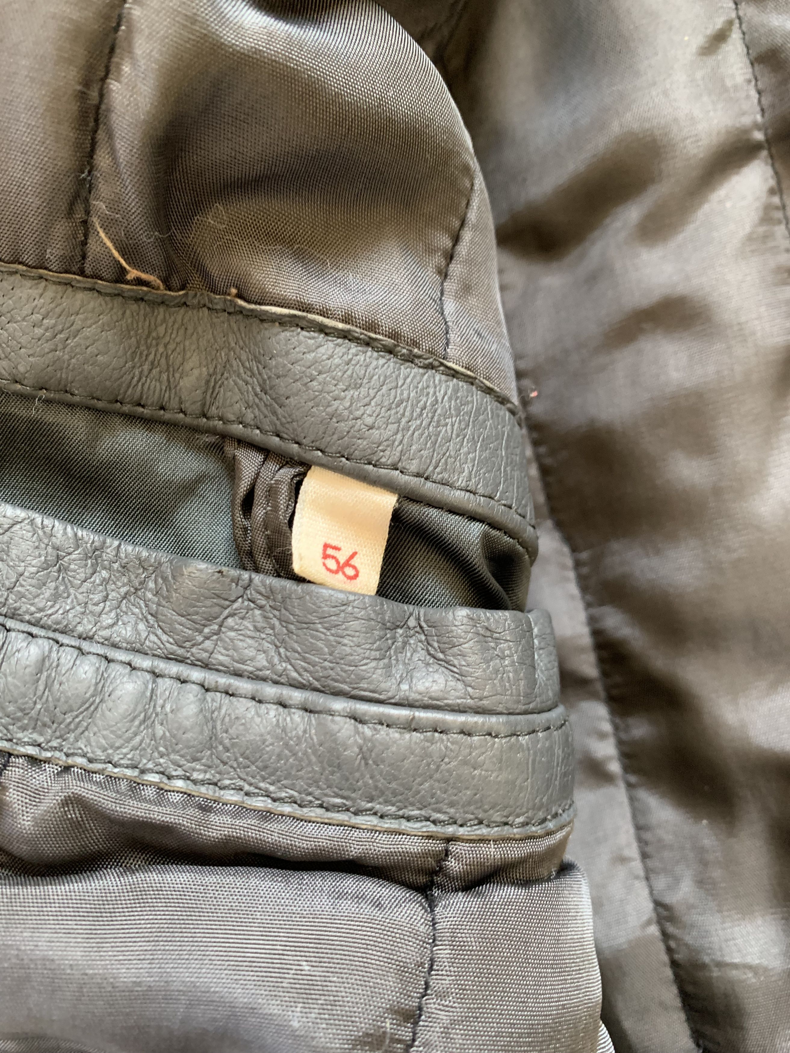 Genuine Leather × Vintage Mens Vintage Soft Leather Suede Combined Jacket Size US XL / EU 56 / 4 - 6 Thumbnail