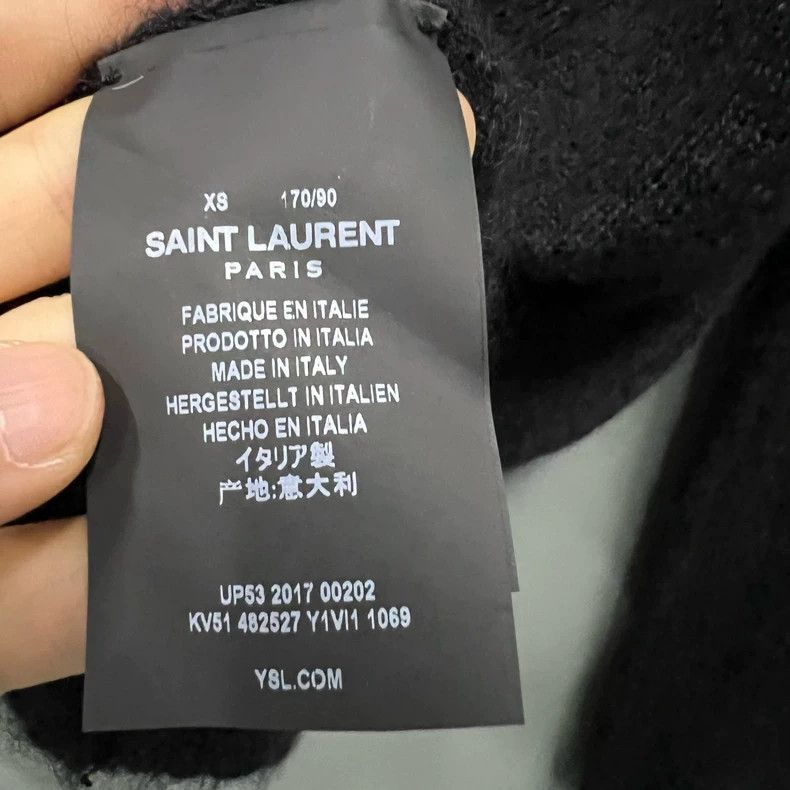 Saint Laurent Paris Saint Laurent ParisBack flamingo print Jersey sweater 2504 Size US XS / EU 42 / 0 - 3 Thumbnail
