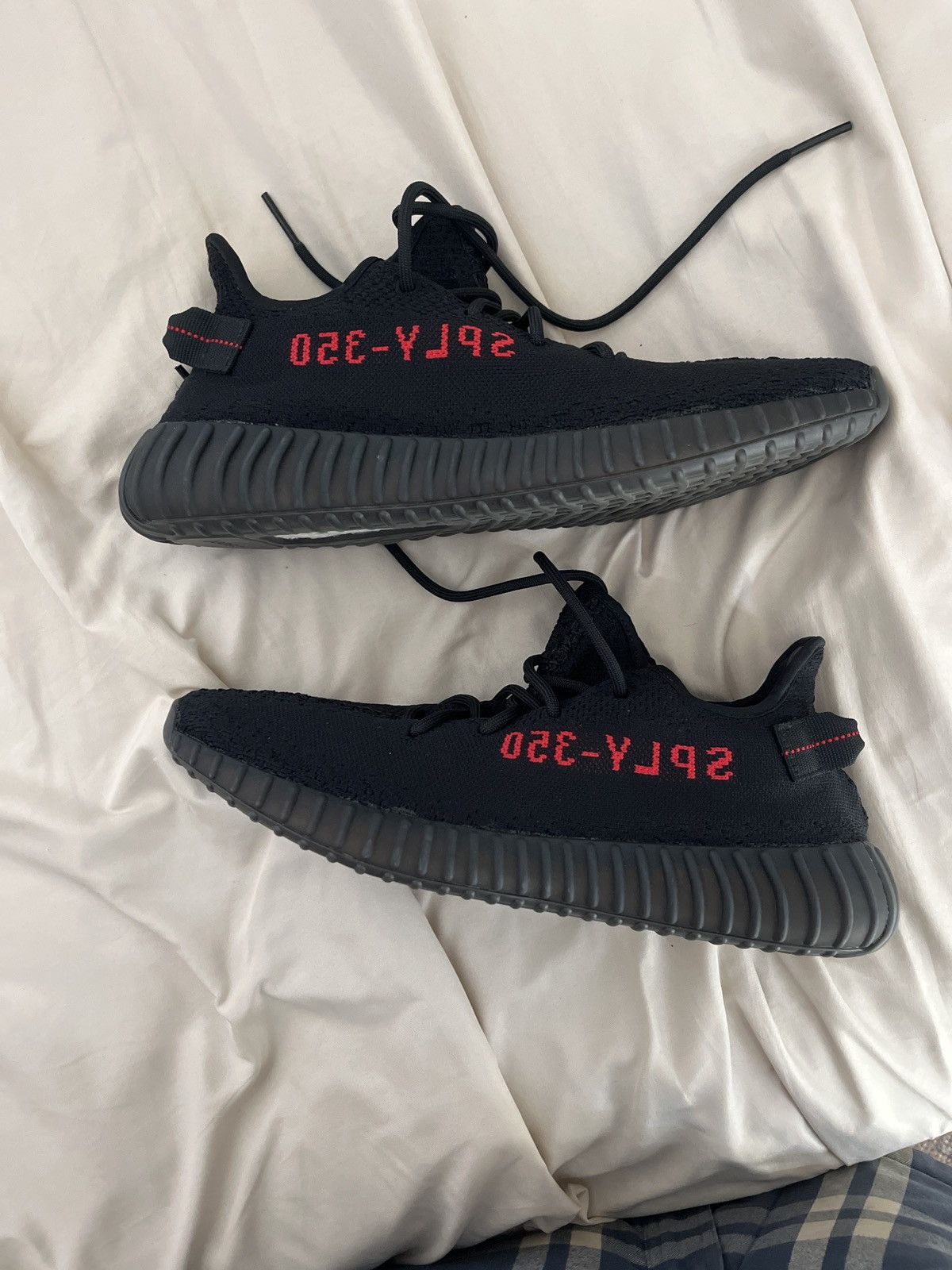 Adidas Yeezy Boost 350 v2 Bred Colorway Size US 12 / EU 45 - 1 Thumbnail