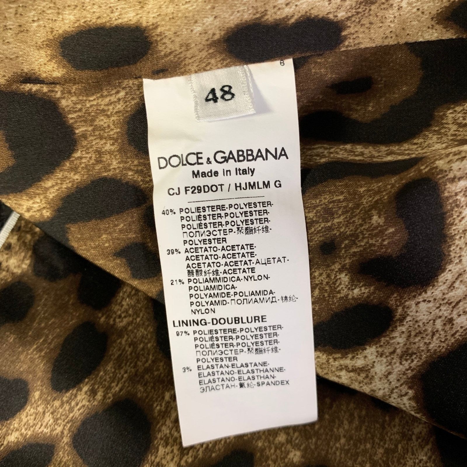 Dolce & Gabbana DOLCE & GABBANA Size 12 Black Floral Jaquard Blazer Size XL / US 12-14 / IT 48-50 - 8 Thumbnail