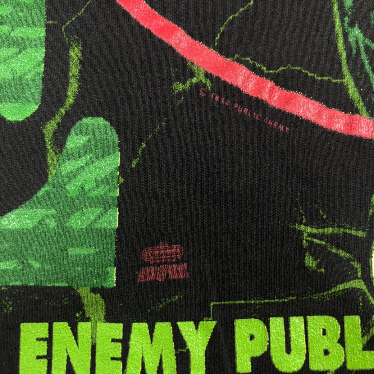 Public Enemy Original vintage Public Enemy - Justice evolves Ovp 1992 Size US L / EU 52-54 / 3 - 3 Thumbnail