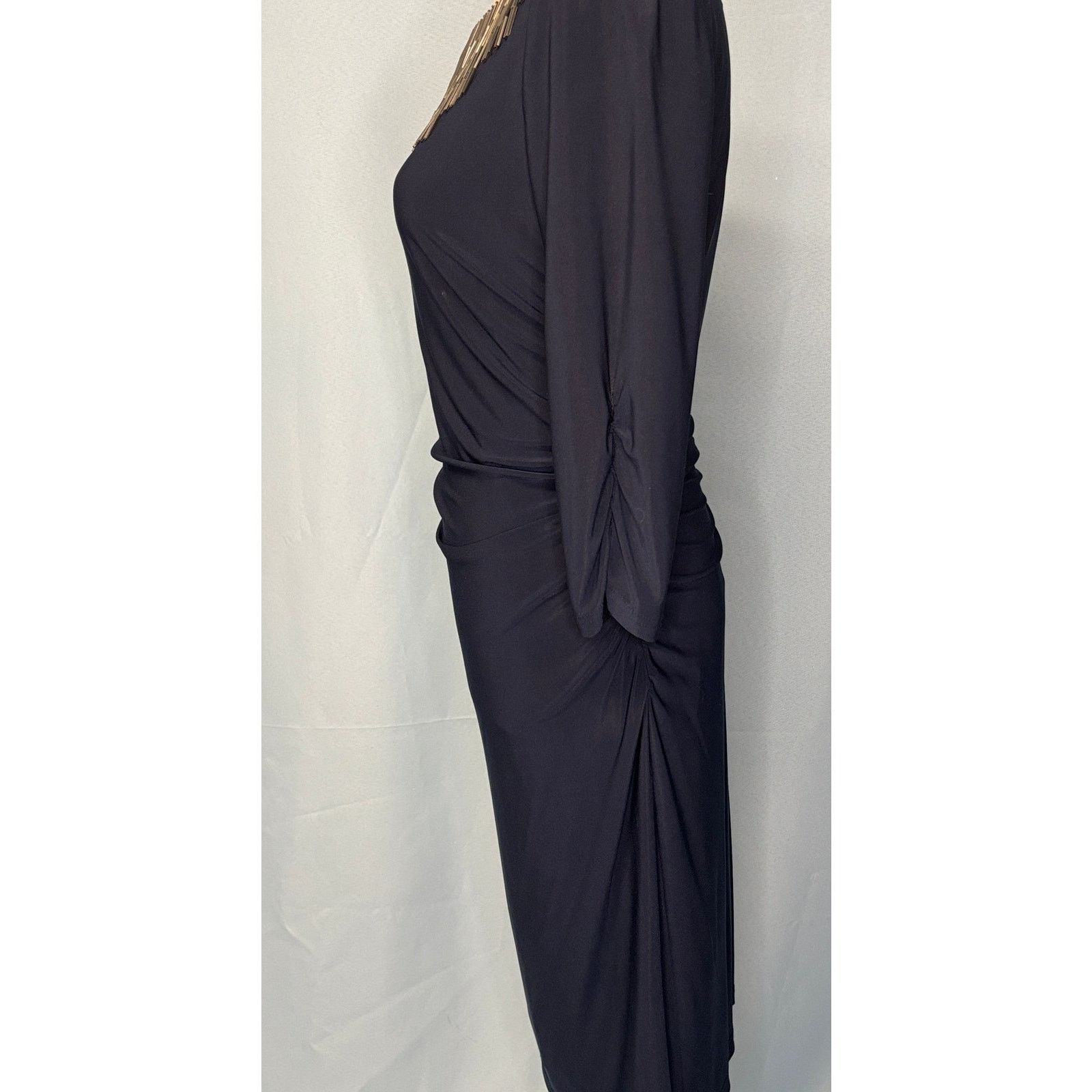 Adrianna Papell ADRIANNA PAPELL Women’s Silky Stretch Knit Dress | Size 10 Size L / US 10 / IT 46 - 5 Thumbnail