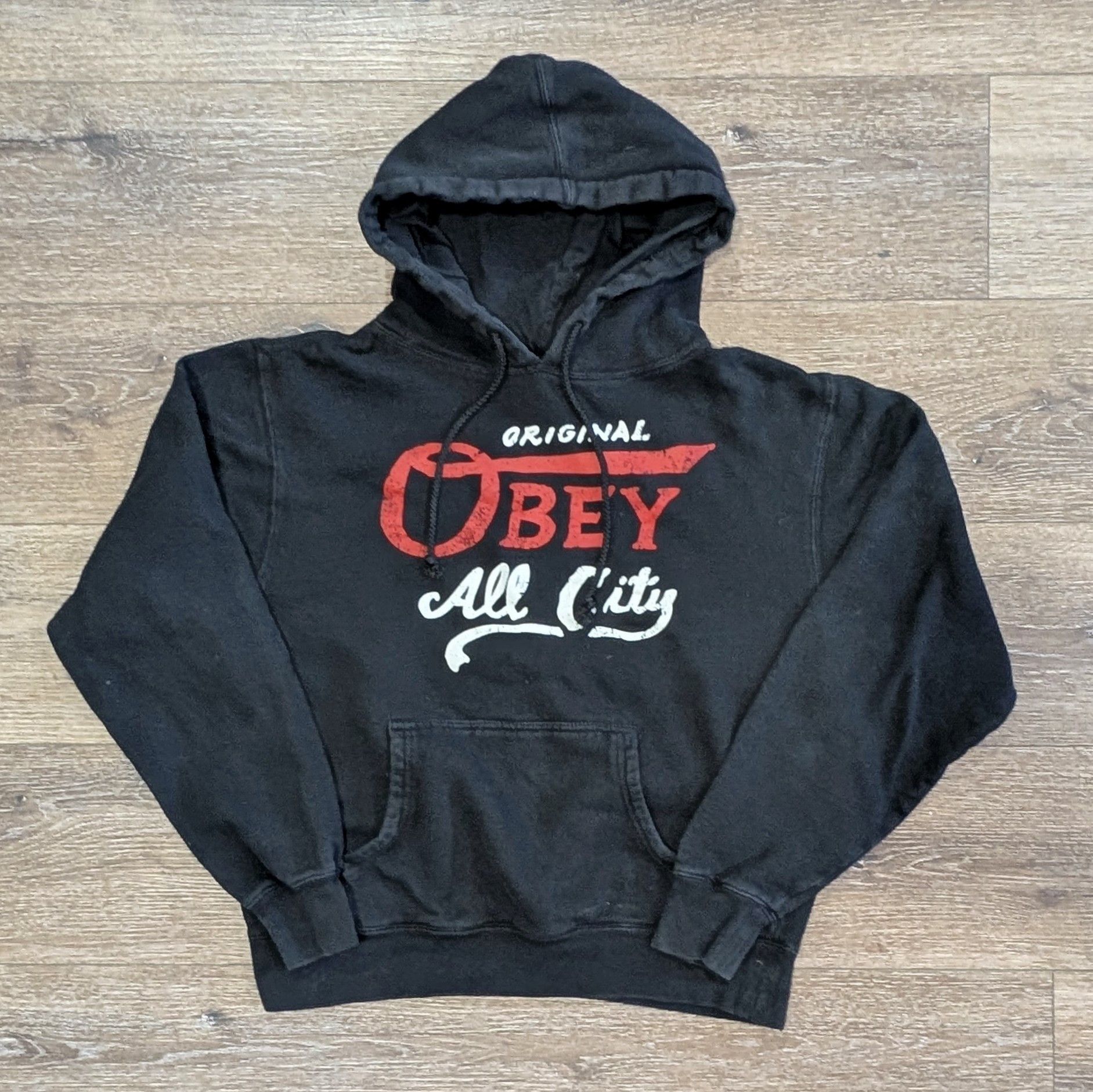Obey Original Obey All City script hoodie - SIZE L Size US L / EU 52-54 / 3 - 1 Thumbnail