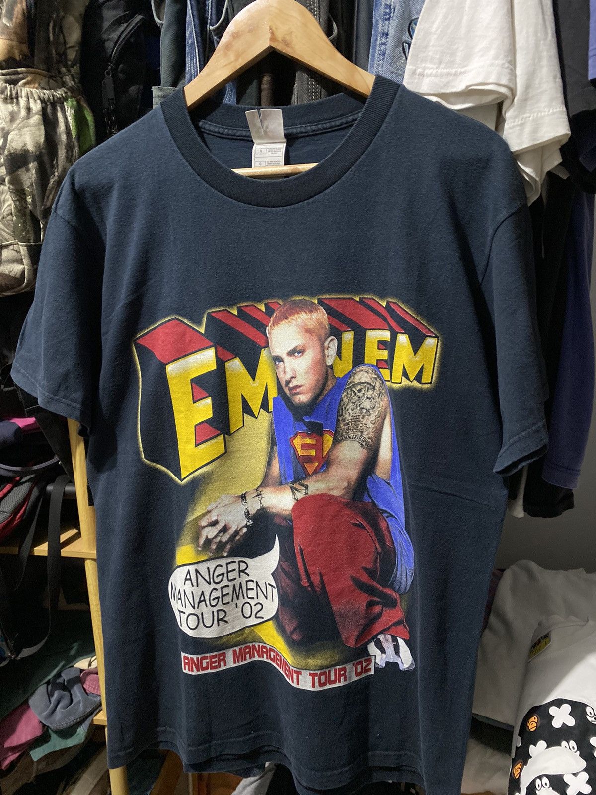 Band Tees × Eminem × Rap Tees Eminem Anger Management Tour 2002 Size US L / EU 52-54 / 3 - 17 Thumbnail