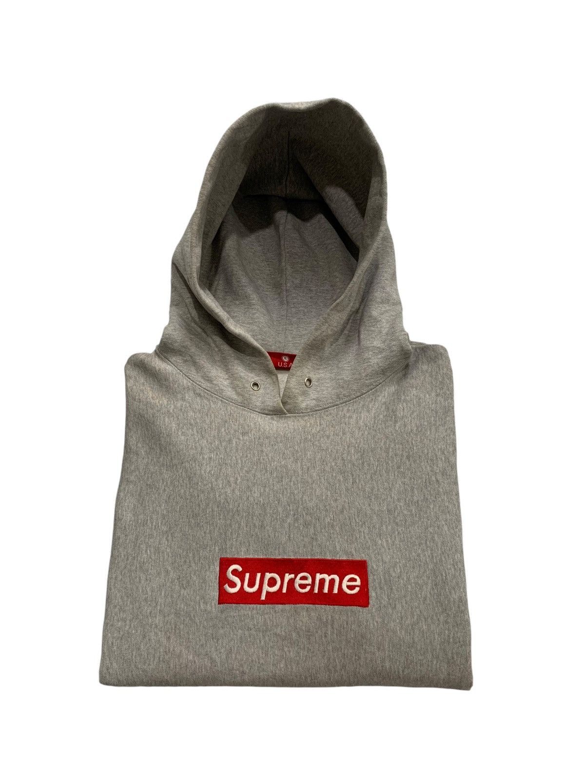 Supreme Box Logo Heather Grey | Grailed