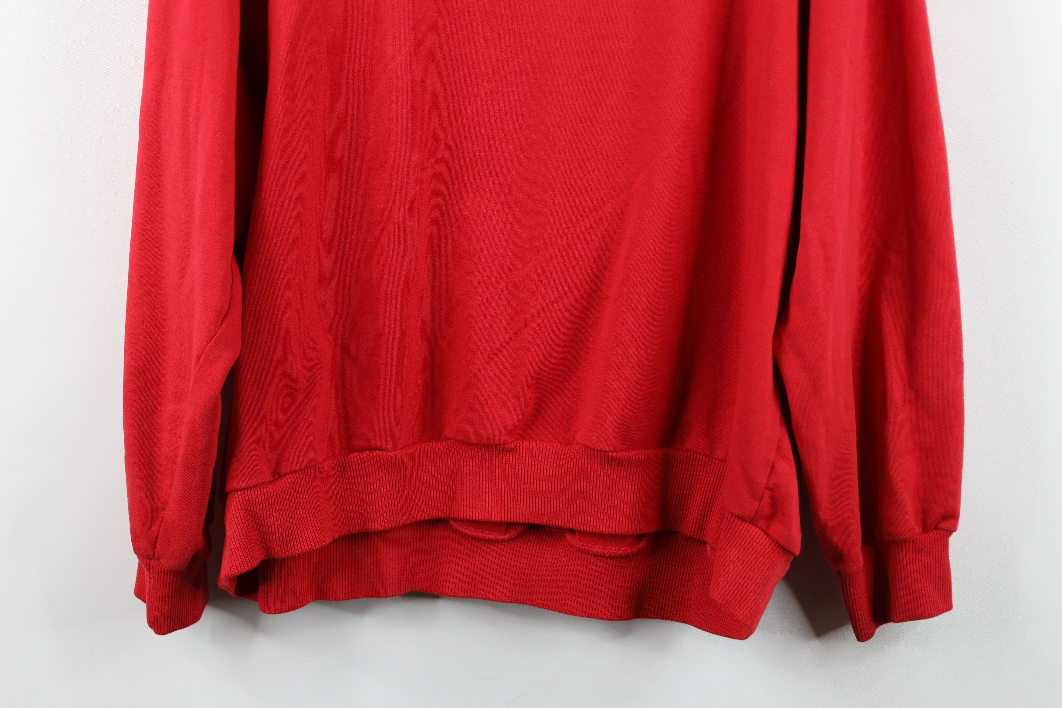 Vintage Vintage 90s Country Cat Kitten Collared Pullover Sweatshirt Size L / US 10 / IT 46 - 14 Thumbnail