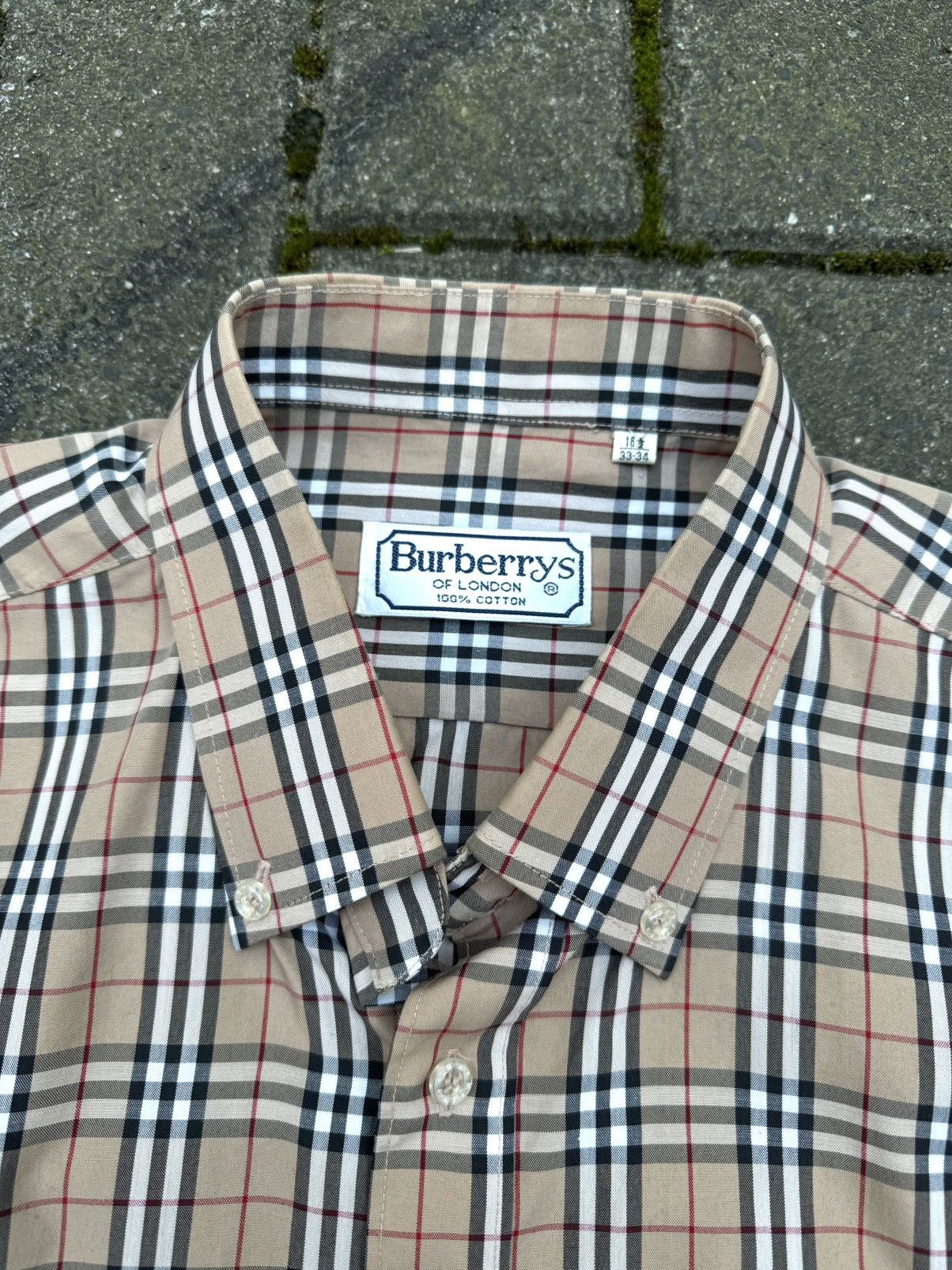 Burberry Burberrys Nova Check Beige Hemd Herren Luxury Old money Size US M / EU 48-50 / 2 - 5 Thumbnail