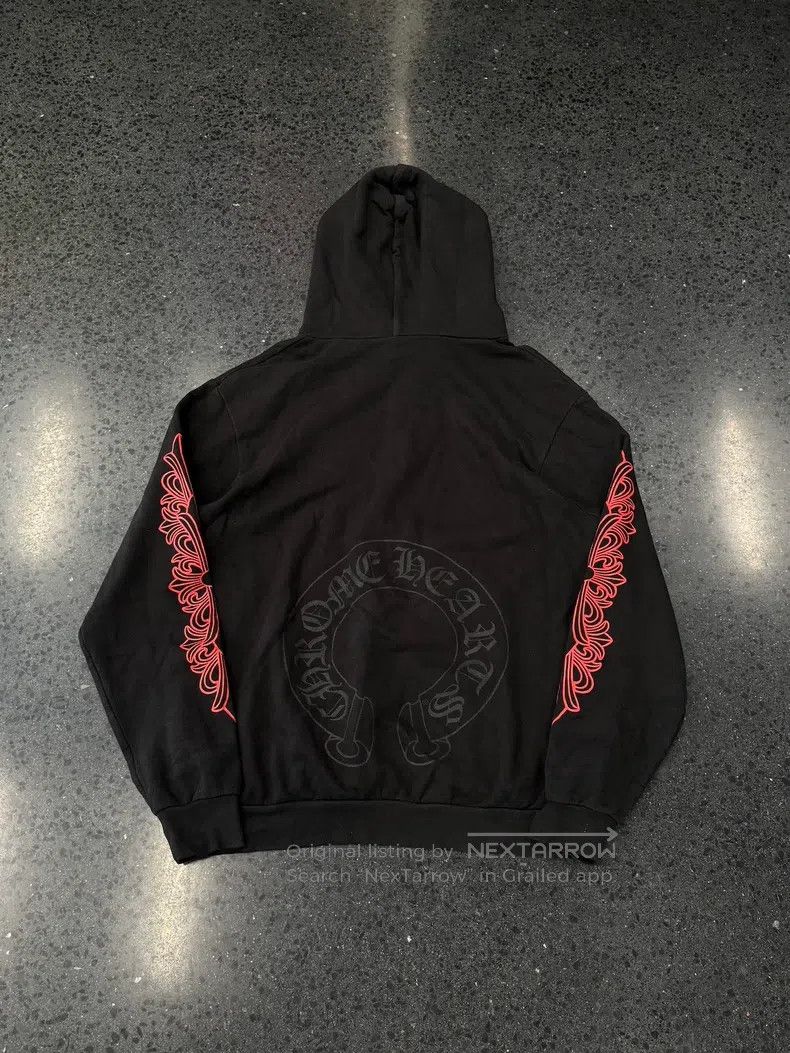 Chrome Hearts CHROME HEARTS Size XL Dark horseshoe printed hoodie Size US XL / EU 56 / 4 - 2 Thumbnail