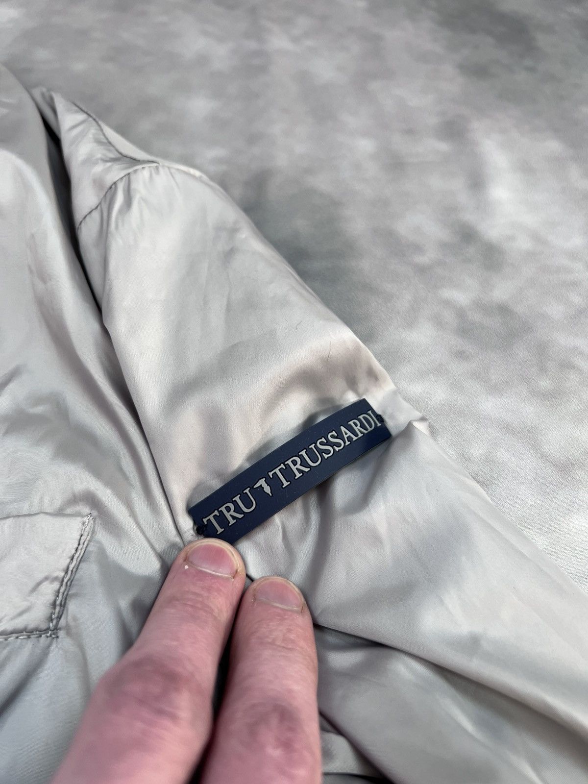 Trussardi NWT Trussardi Men’s Technical Blazer Jacket Gray Sz IT 50 Size 40R - 4 Thumbnail