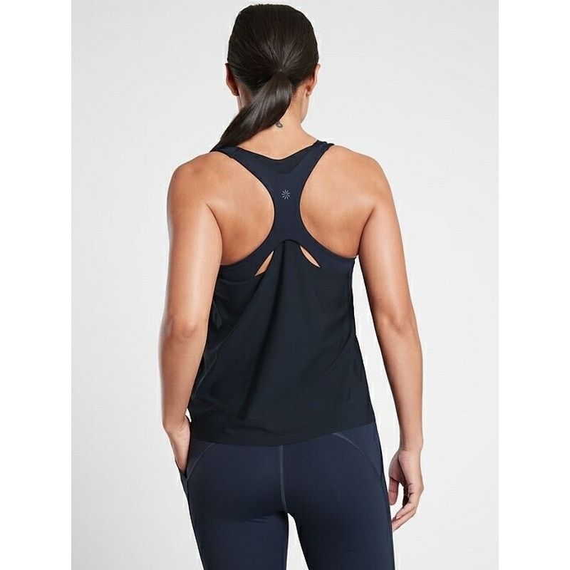 Athleta Athleta Ultimate 2-In-1 Support Top Bra & Tank Black Navy XS Size XS / US 0-2 / IT 36-38 - 1 Thumbnail