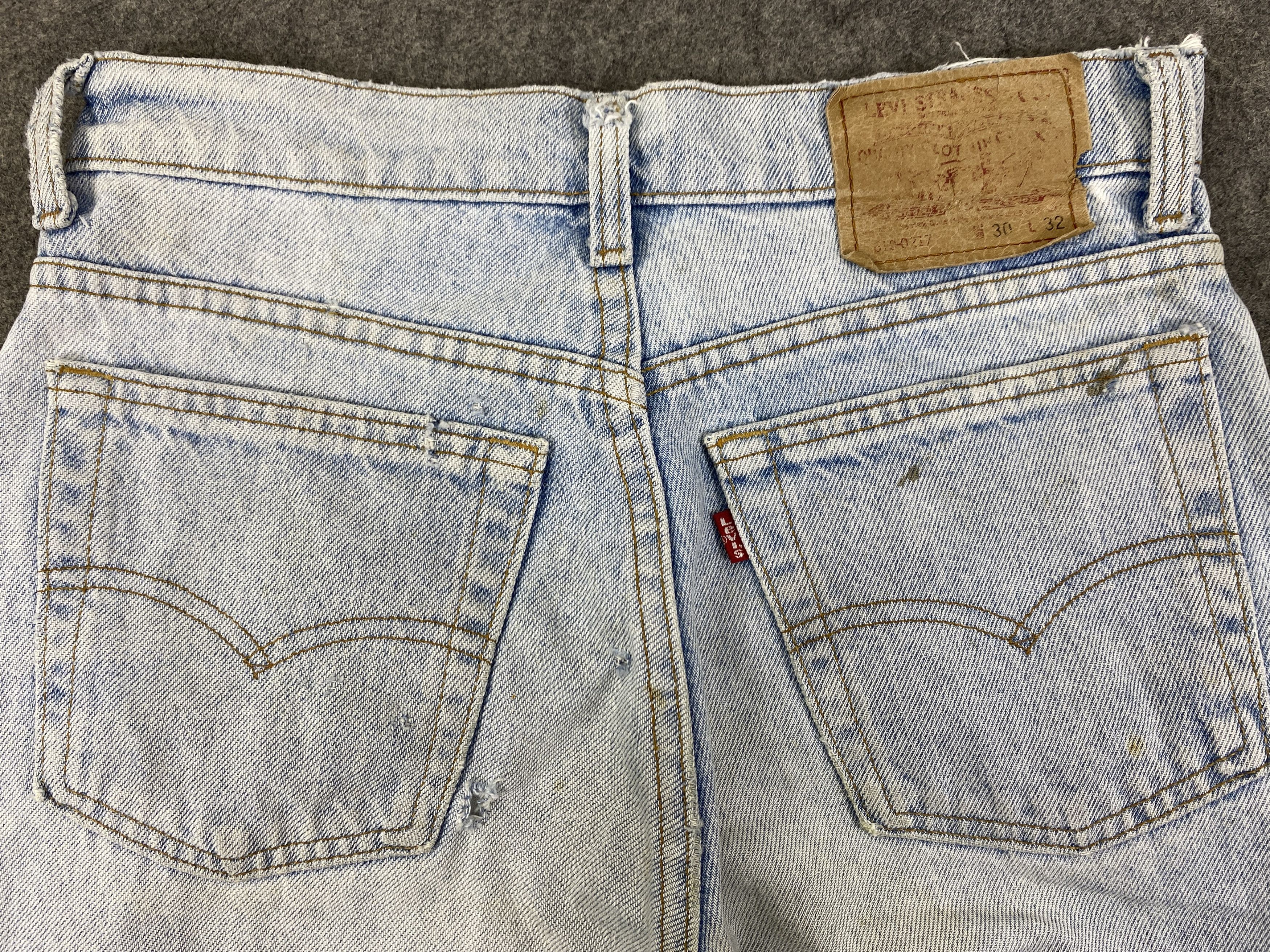 Levi's Light Blue Wash Vintage Levi's USA Jeans 28x27 - JN3376 Size US 28 / EU 44 - 4 Thumbnail