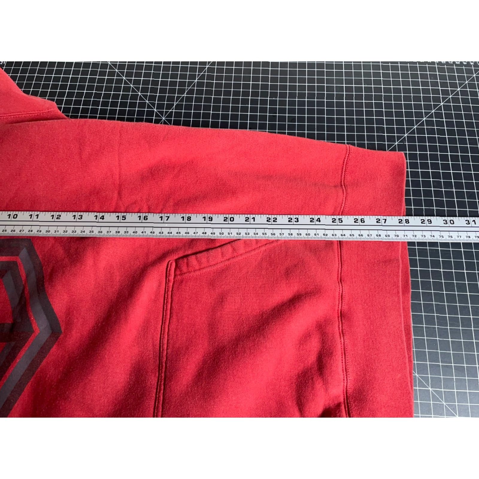 Element VINTAGE Element Hoodie Men's XL Red Graphic Print Heavyweight Pockets Pullover Crew Neck Skateboarding Fall Winter Size US XL / EU 56 / 4 - 7 Thumbnail