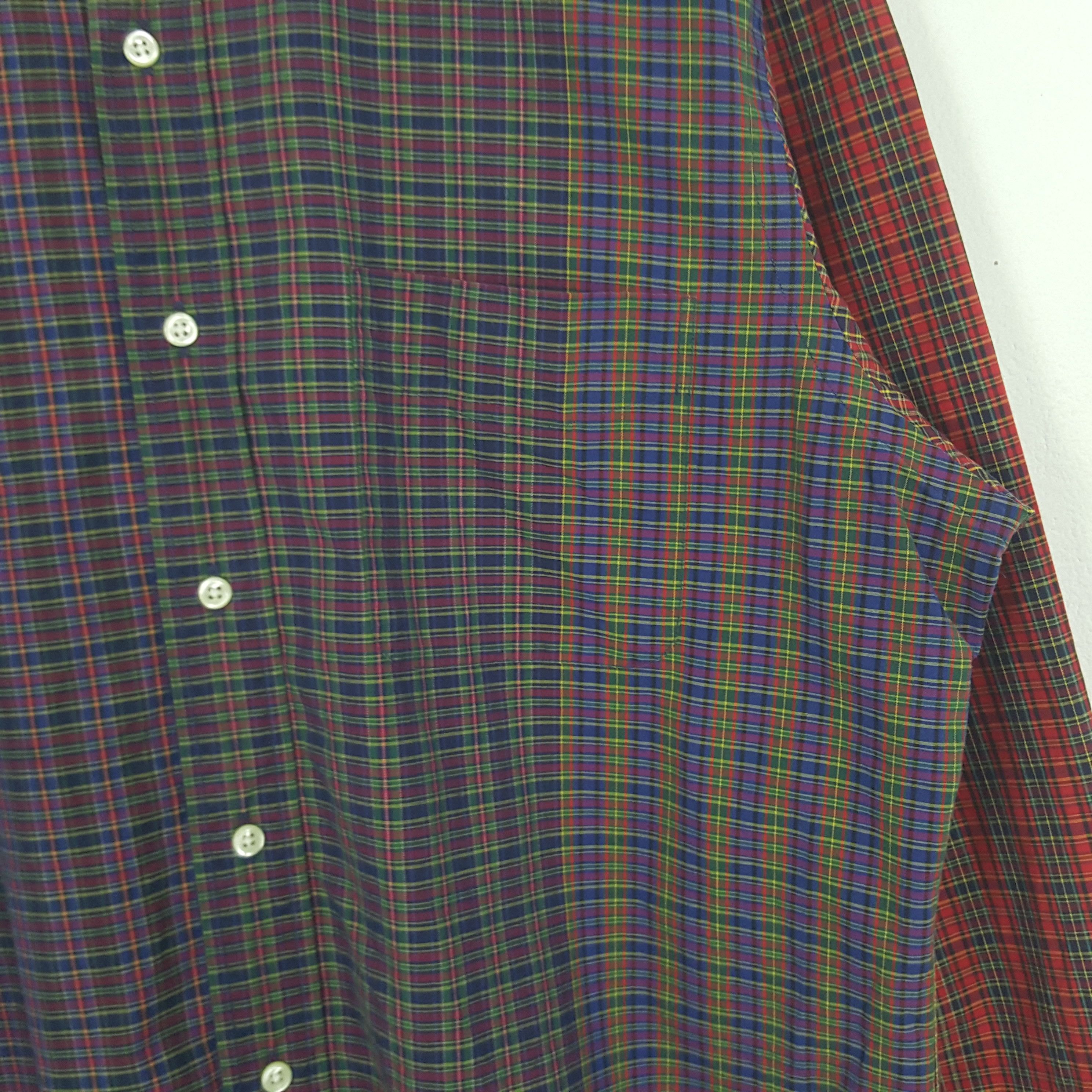 Ralph Lauren × Vintage Vintage Ralph Lauren American Brand Flannel Shirt Button Up Size US XL / EU 56 / 4 - 2 Thumbnail